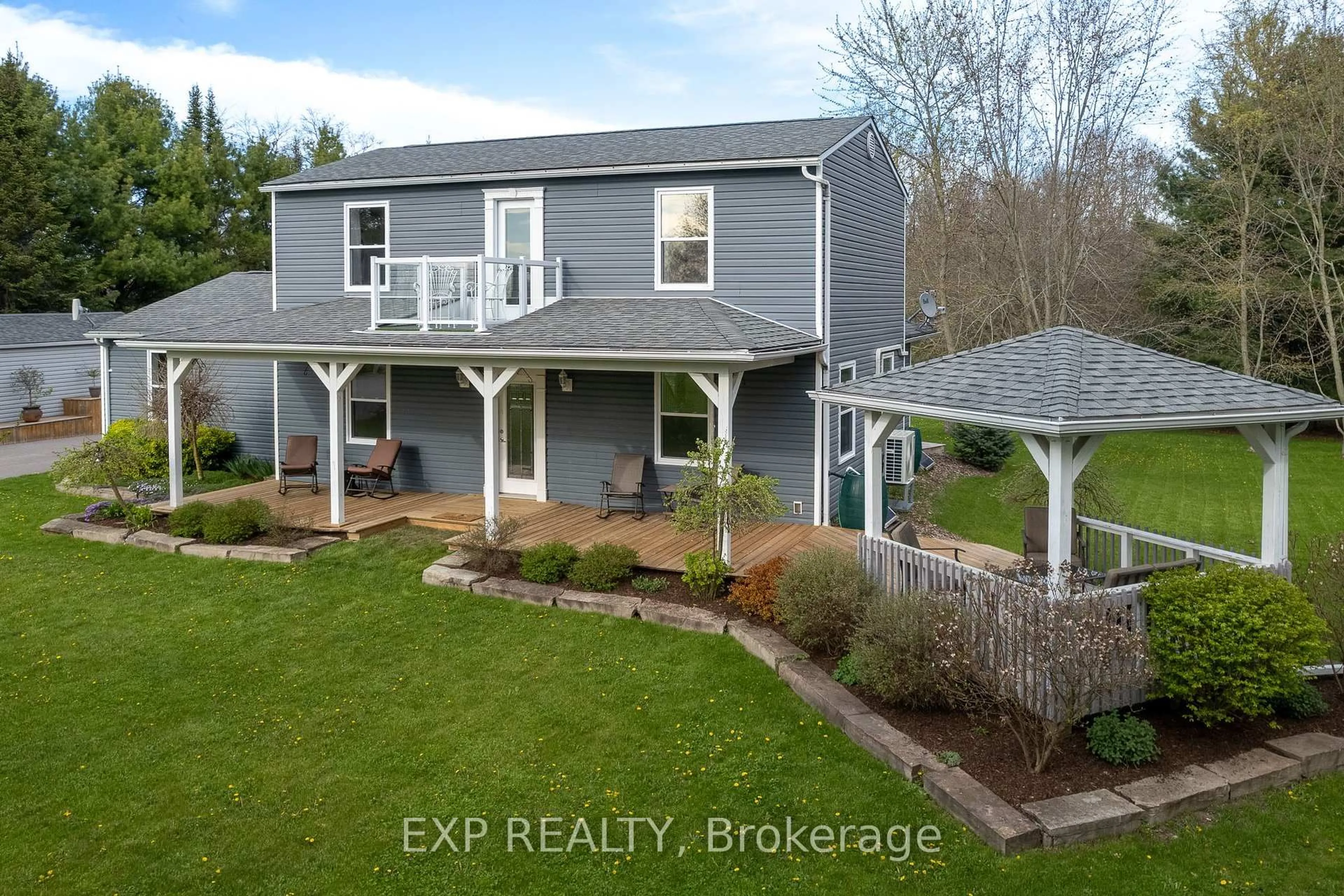 A pic from outside/outdoor area/front of a property/back of a property/a pic from drone, water/lake/river/ocean view for 17682 Loyalist Pkwy, Prince Edward County Ontario K0K 3L0