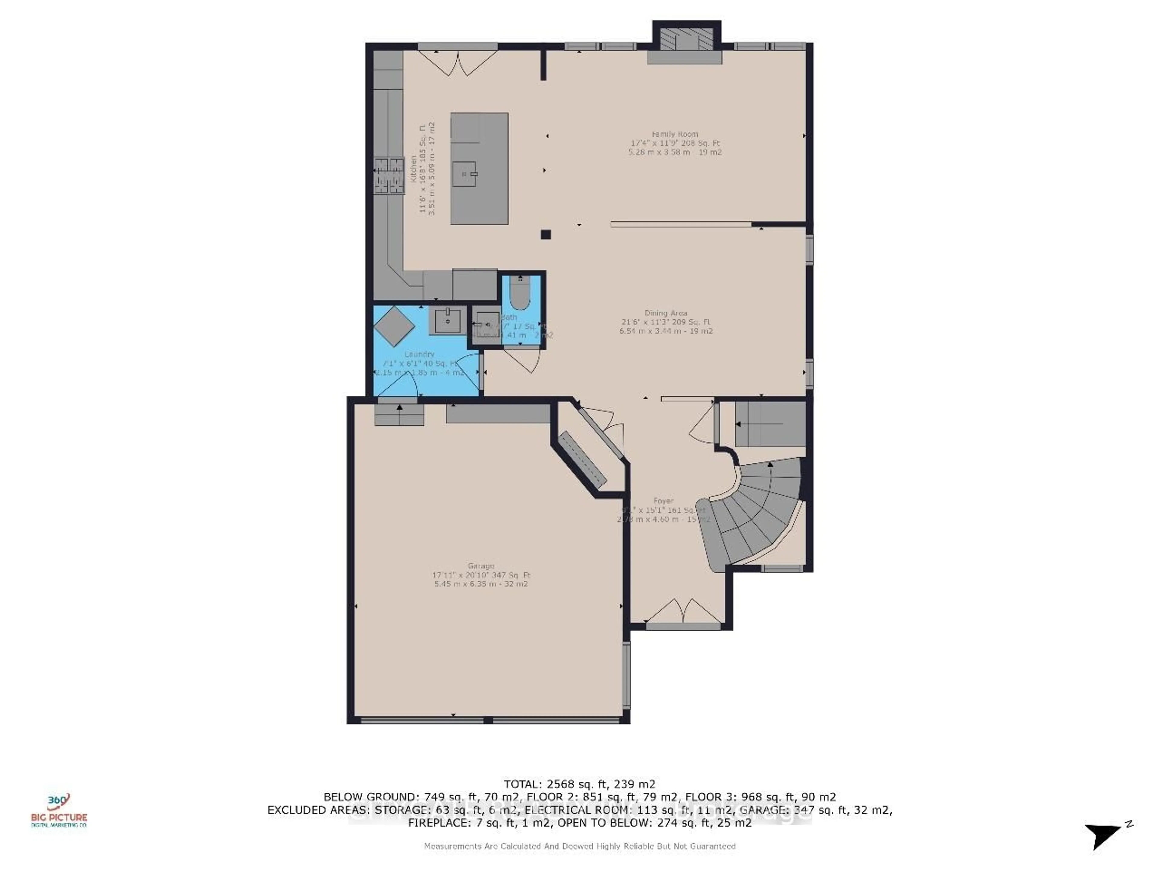 Floor plan for 24 Simpson Ave, Hamilton Ontario L0R 1P0