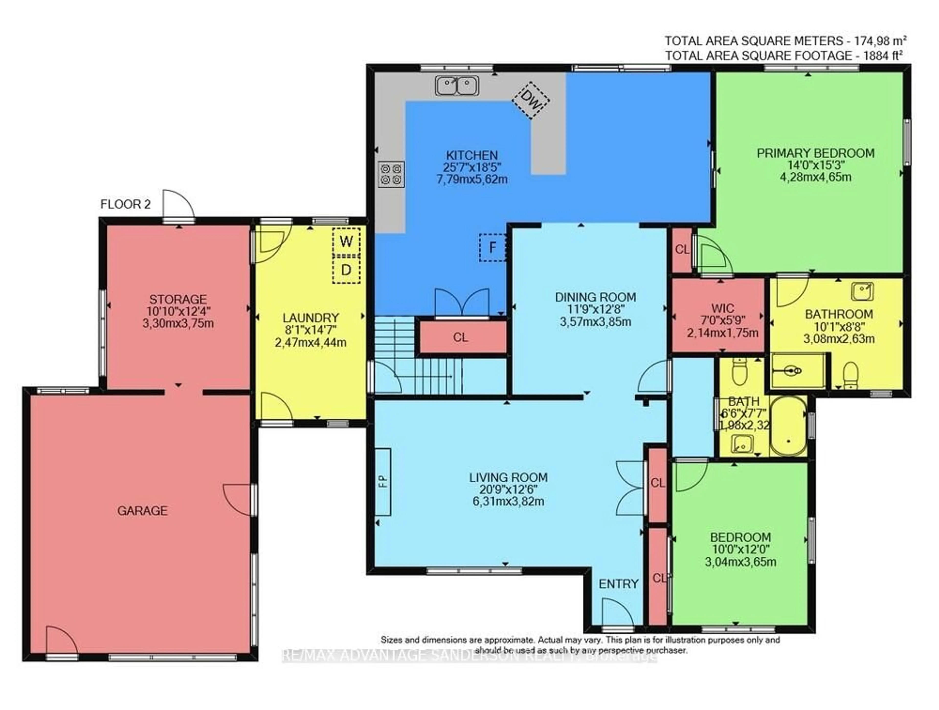 Floor plan for 1313 Byron Baseline Rd, London South Ontario N6K 2E4