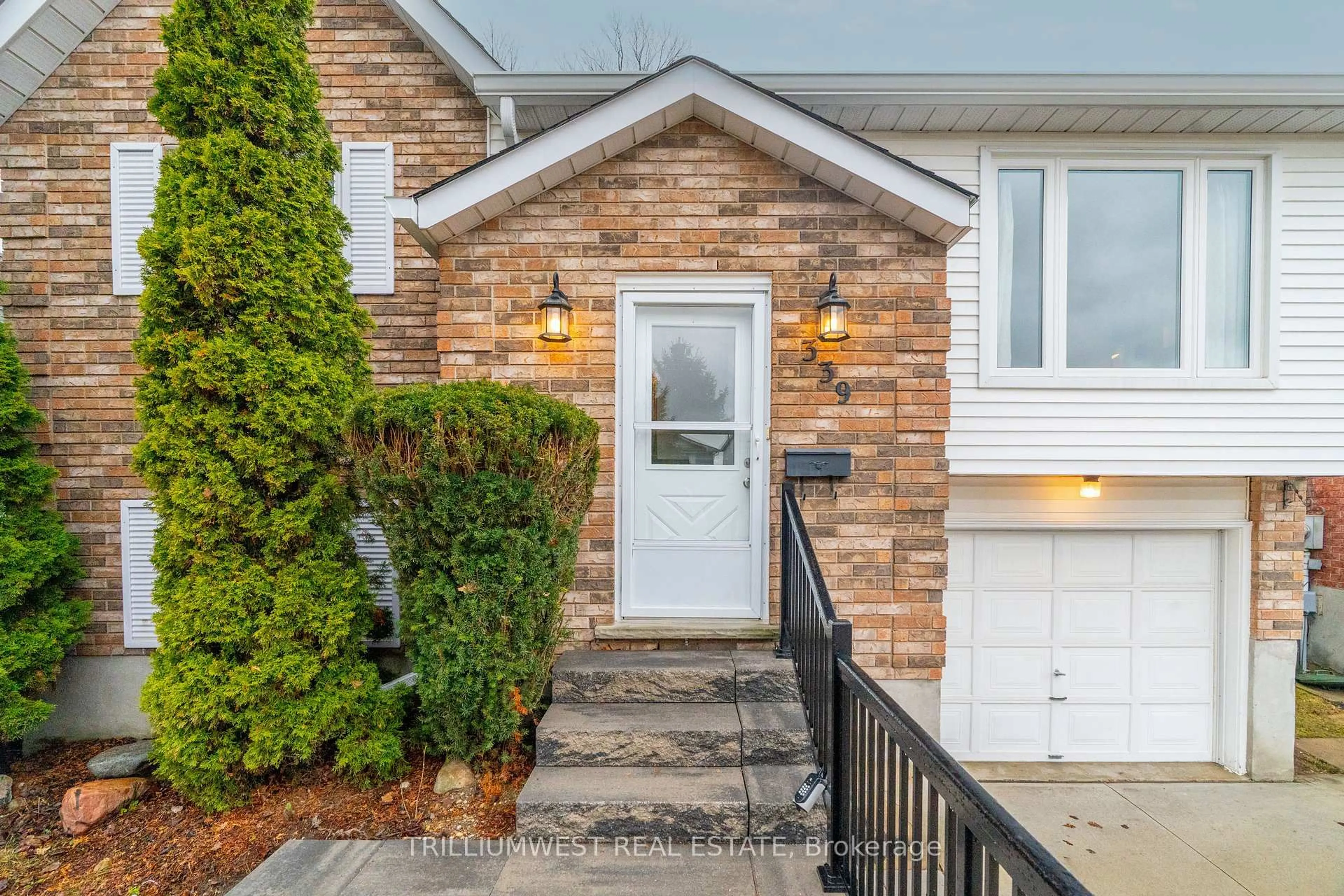 Home with brick exterior material, street for 339 Misty Cres, Kitchener Ontario N2B 3V5