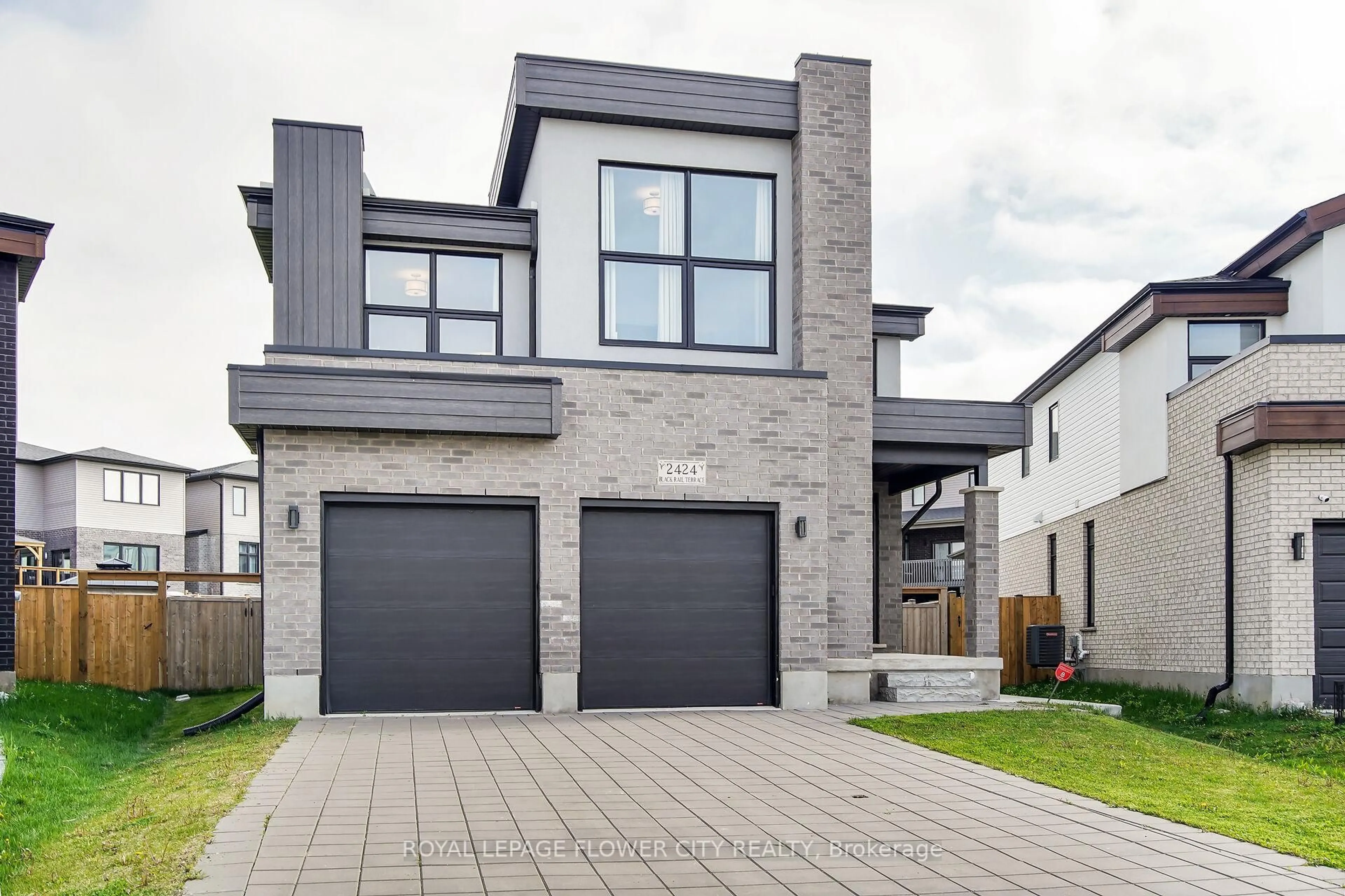 Home with brick exterior material, street for 2424 Black Rail Terr, London South Ontario N6K 0H3