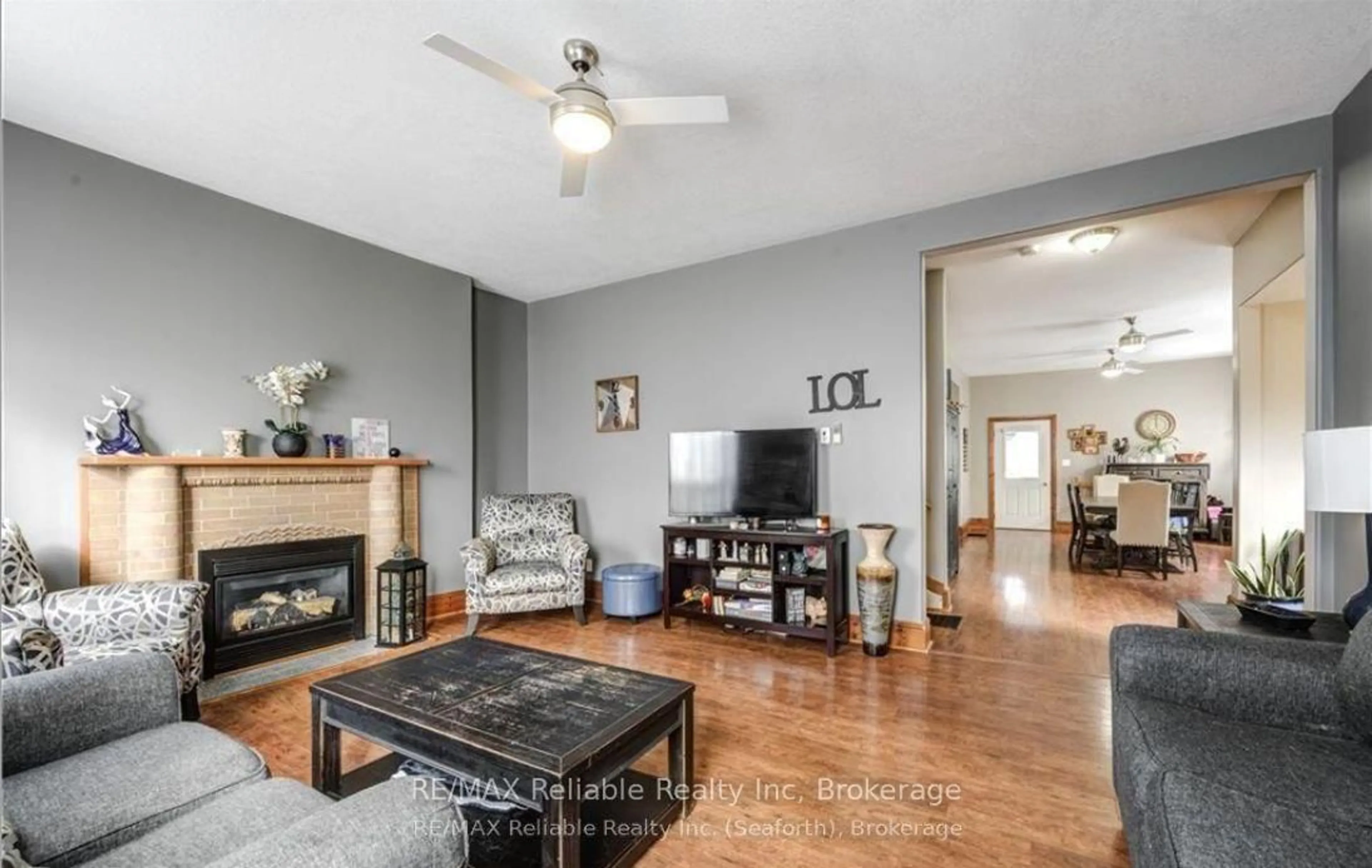 Living room with furniture, unknown for 38 James St, Huron East Ontario N0K 1W0