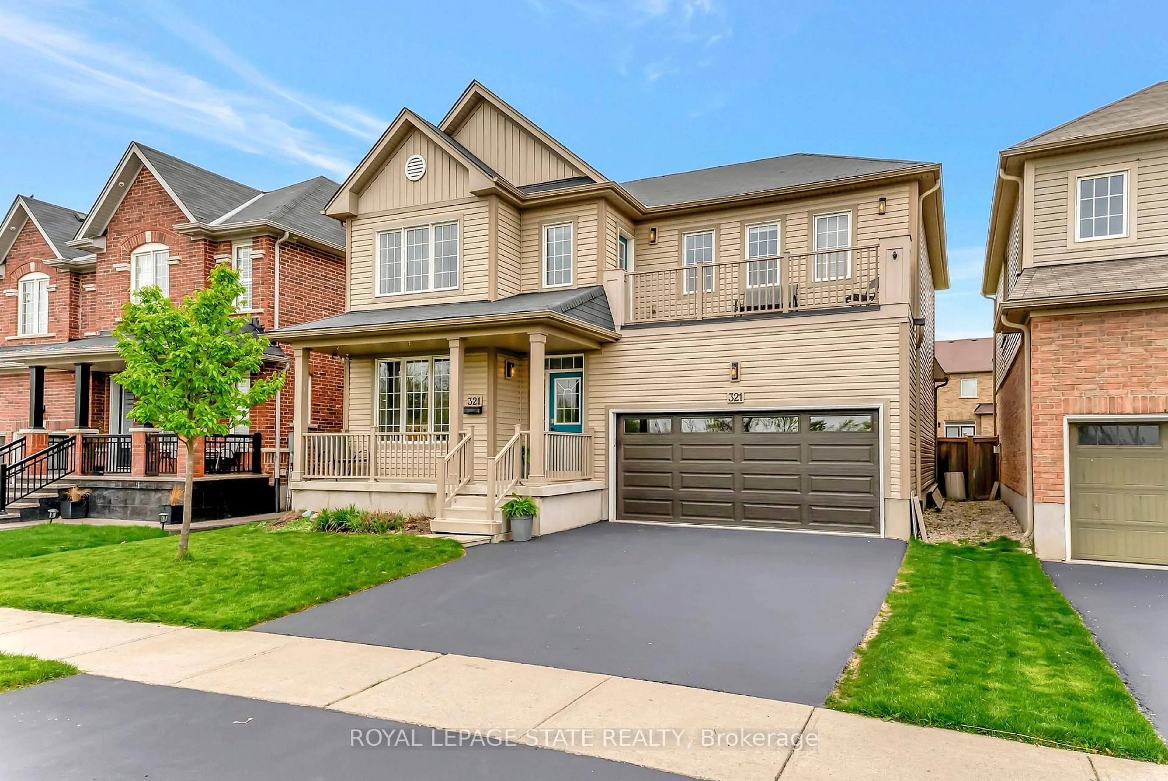 Home with brick exterior material, street for 321 Powell Rd, Brantford Ontario N3T 0J8