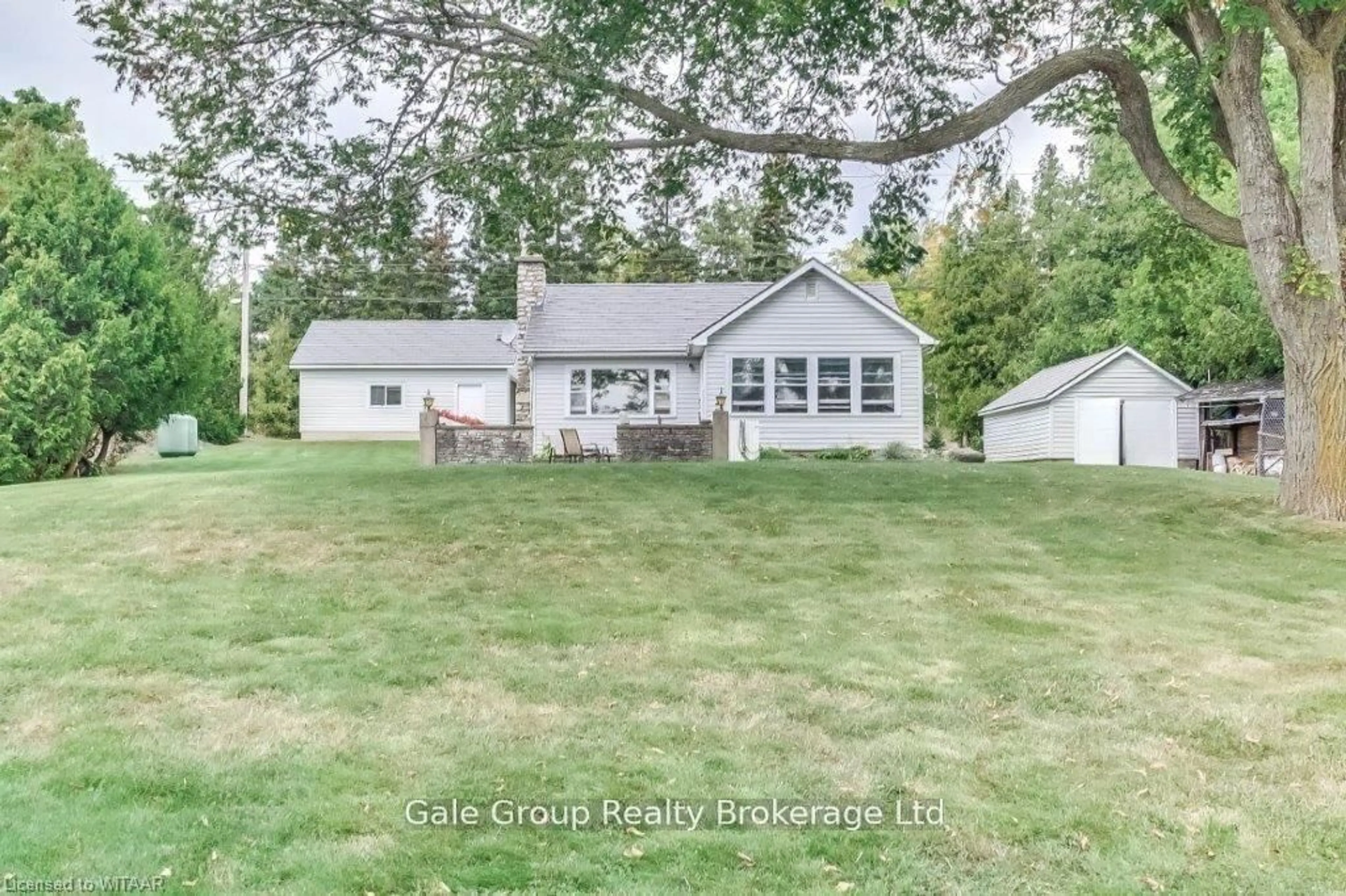 A pic from outside/outdoor area/front of a property/back of a property/a pic from drone, unknown for 117 TAMARAC Rd, Northern Bruce Peninsula Ontario N0H 2M0