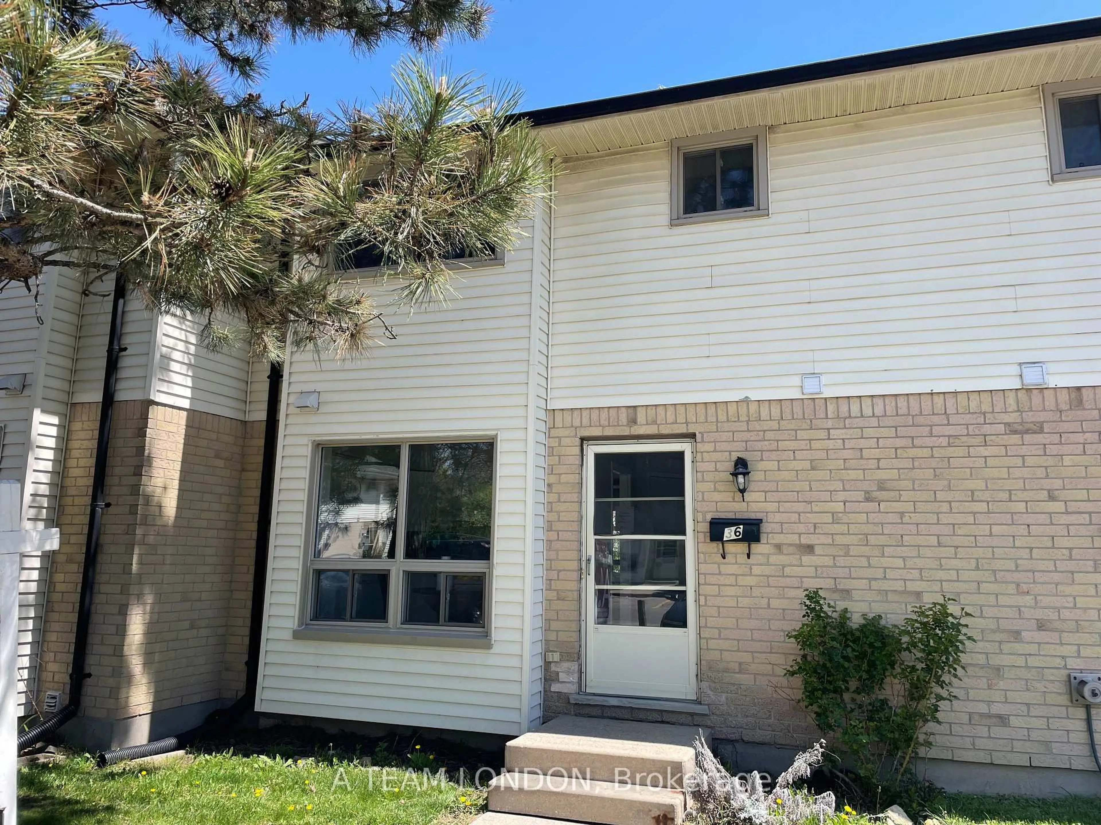 Home with brick exterior material, street for 355 Sandringham Cres #36, London South Ontario N6C 5K3