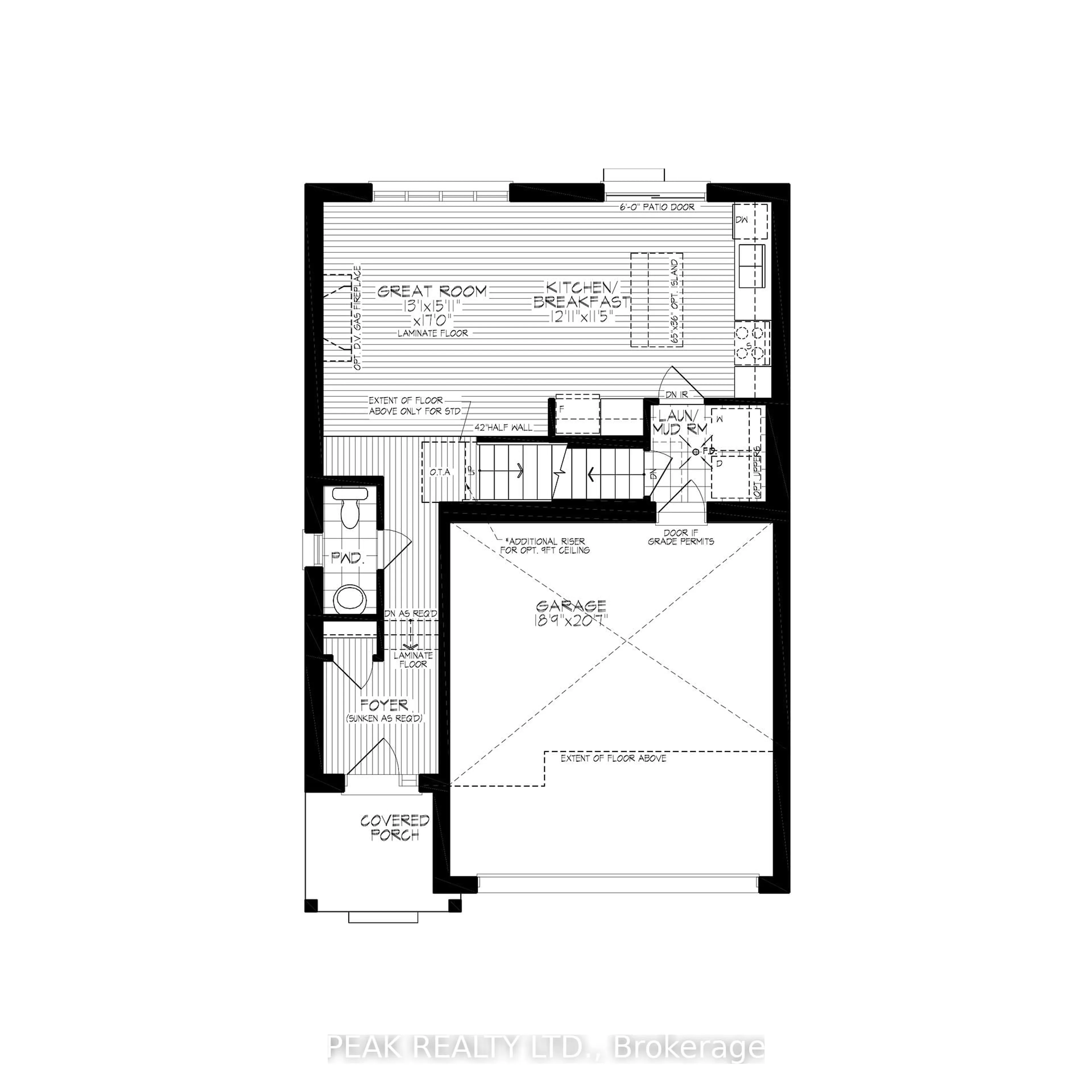 Floor plan for 328 Canada Plum St, Waterloo Ontario N2V 0H9
