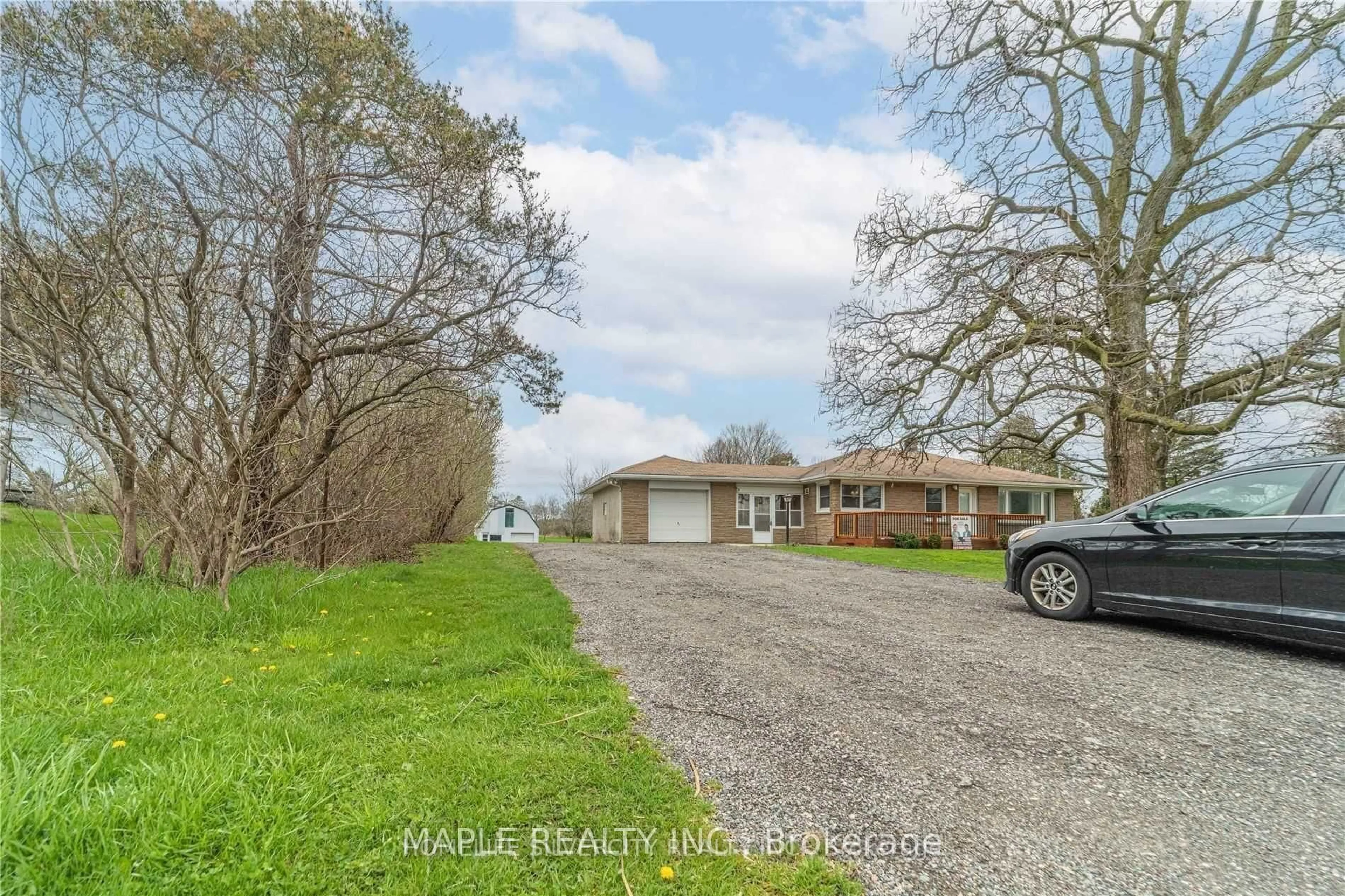 A pic from outside/outdoor area/front of a property/back of a property/a pic from drone, water/lake/river/ocean view for 1101 Brantford Hwy Highway, North Dumfries Ontario N1R 5S6