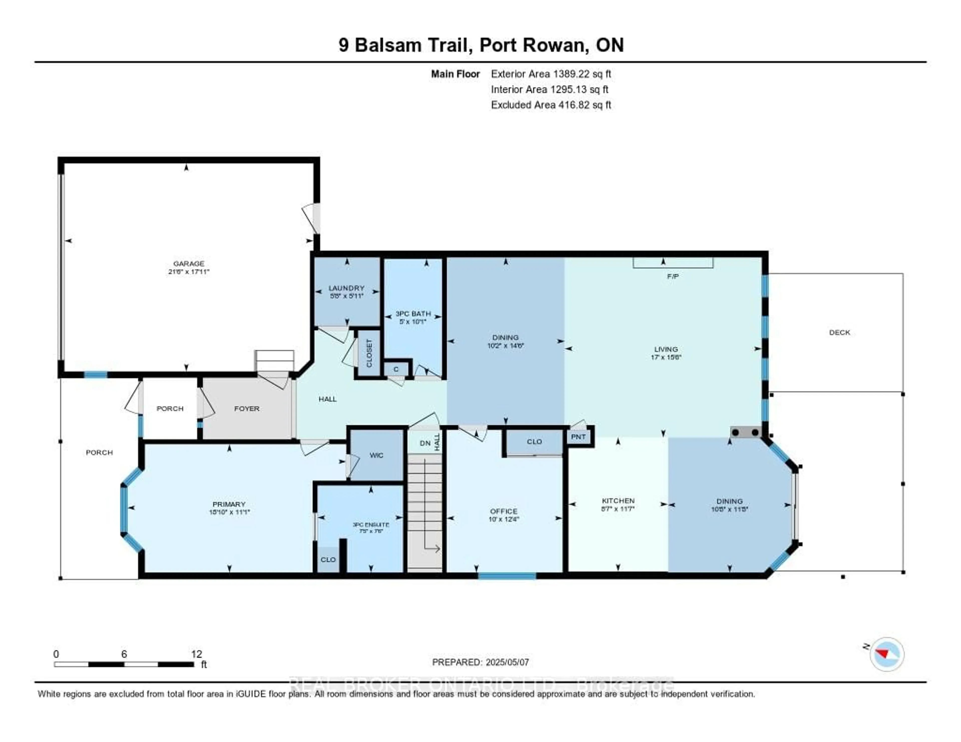 Floor plan for 9 Balsam Tr, Norfolk Ontario N0E 1M0