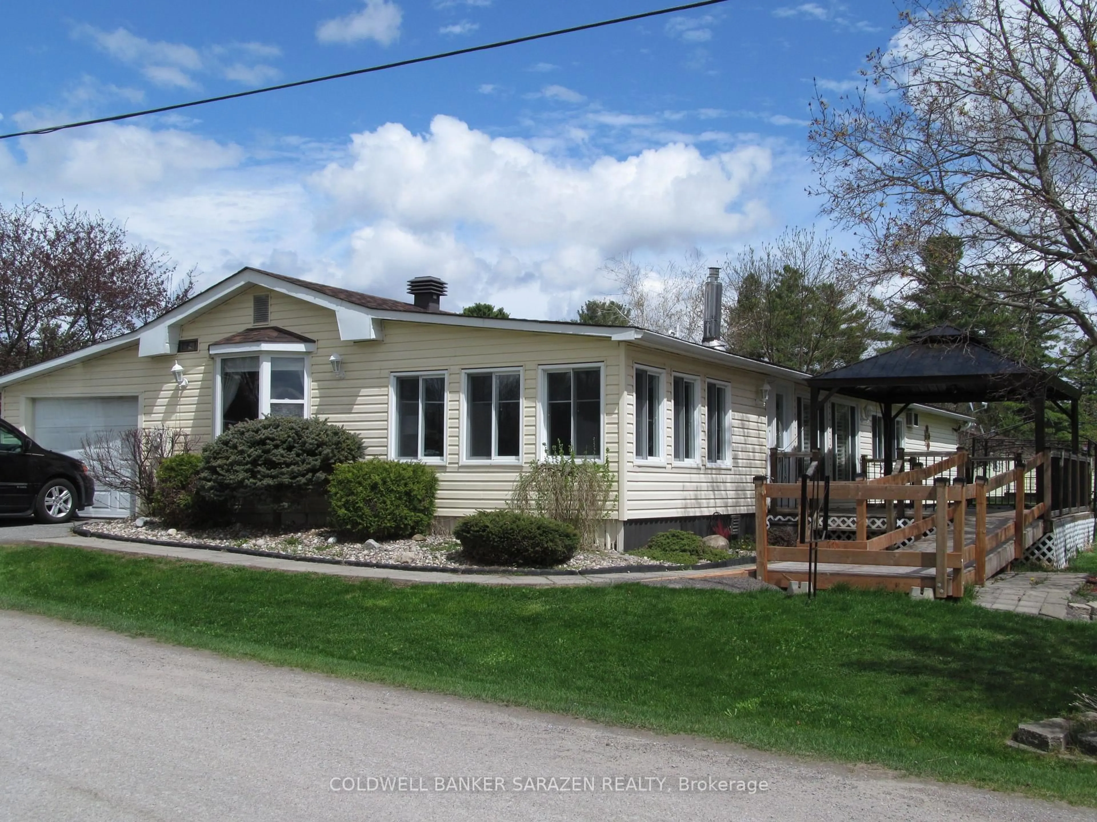 Home with vinyl exterior material, street for 21 Lakefront Lane, White Lake Ontario K0A 3L0