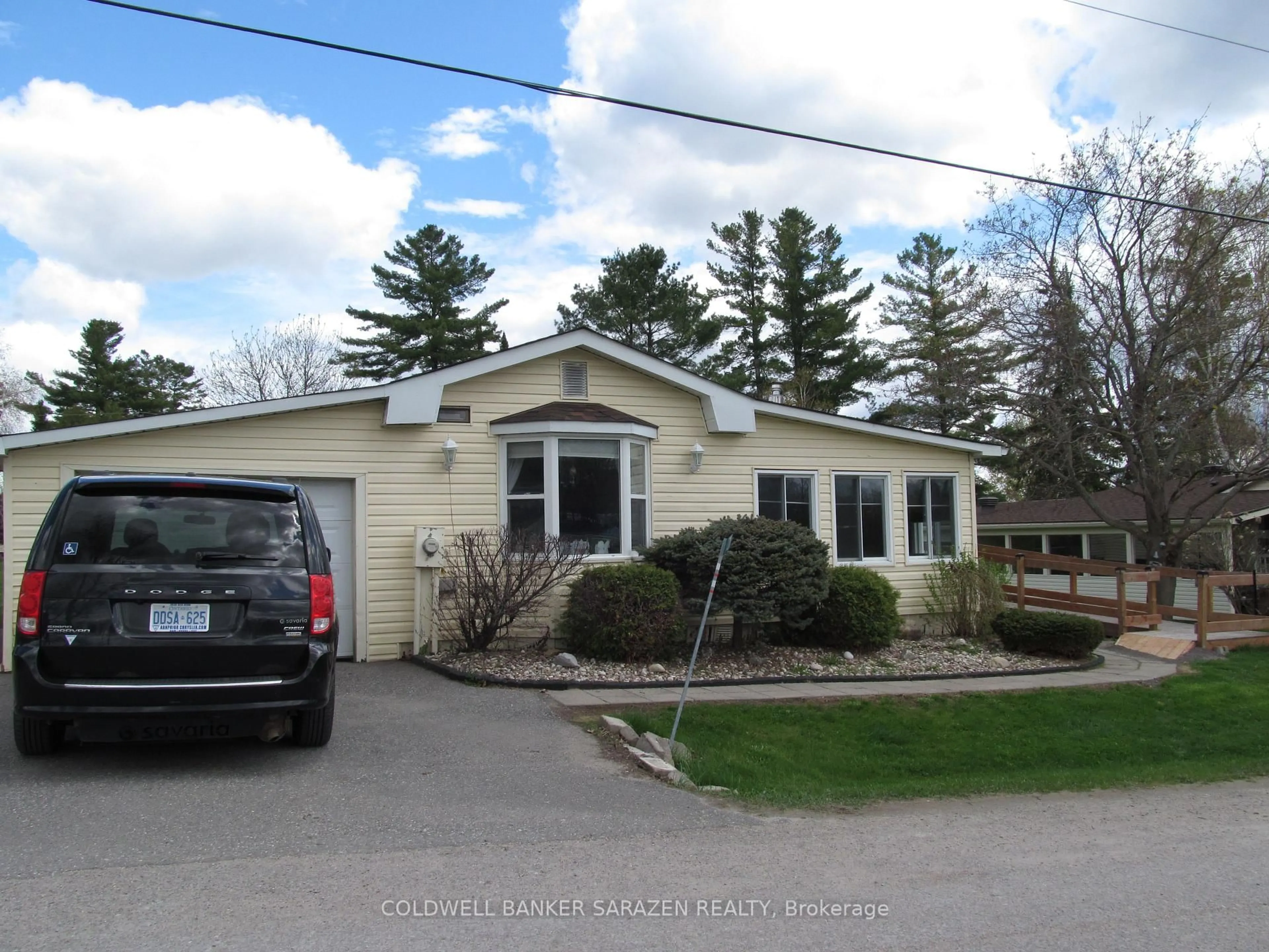Home with vinyl exterior material, street for 21 Lakefront Lane, White Lake Ontario K0A 3L0
