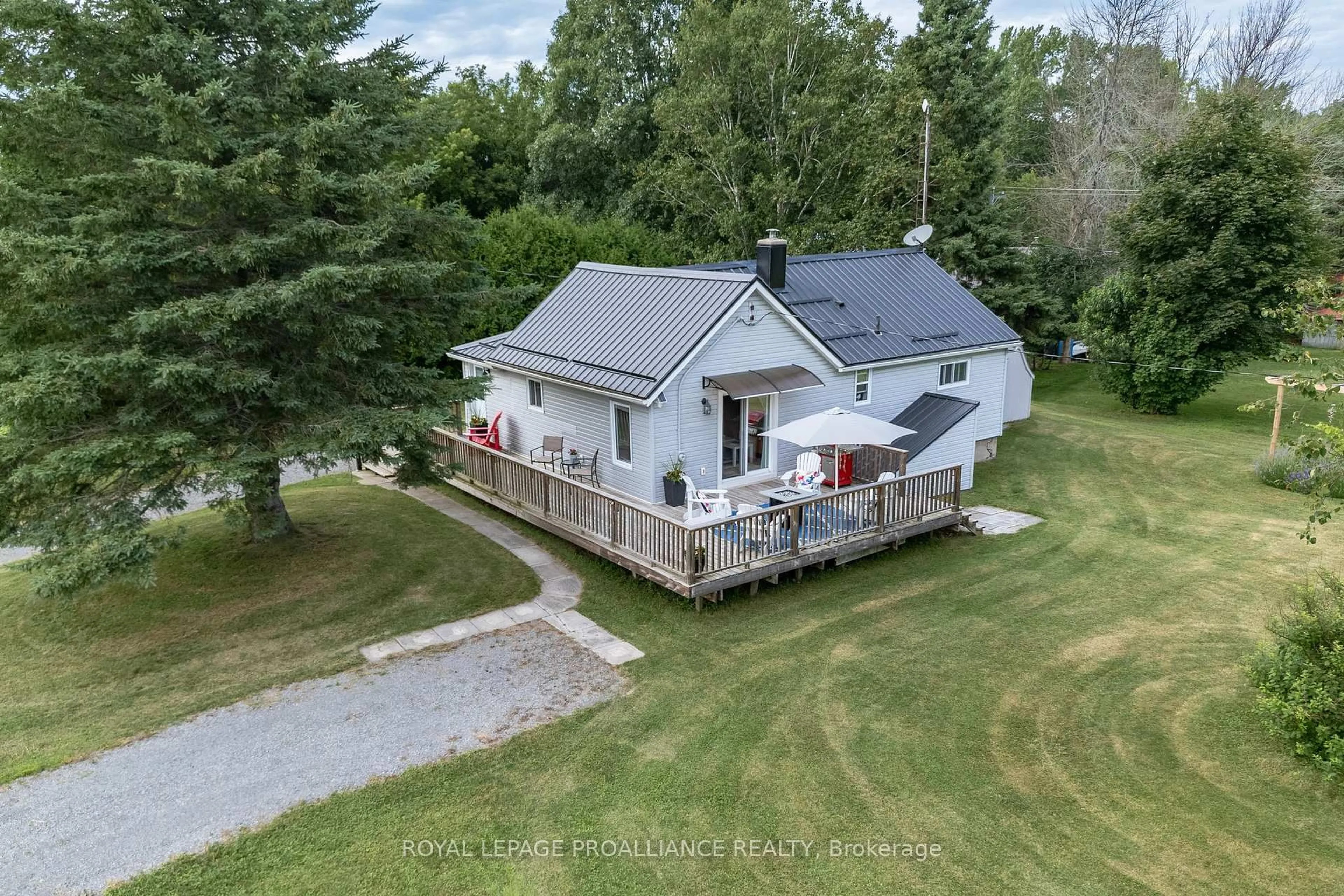 A pic from outside/outdoor area/front of a property/back of a property/a pic from drone, unknown for 3191 County Rd 10 N/A, Prince Edward County Ontario K0K 2P0