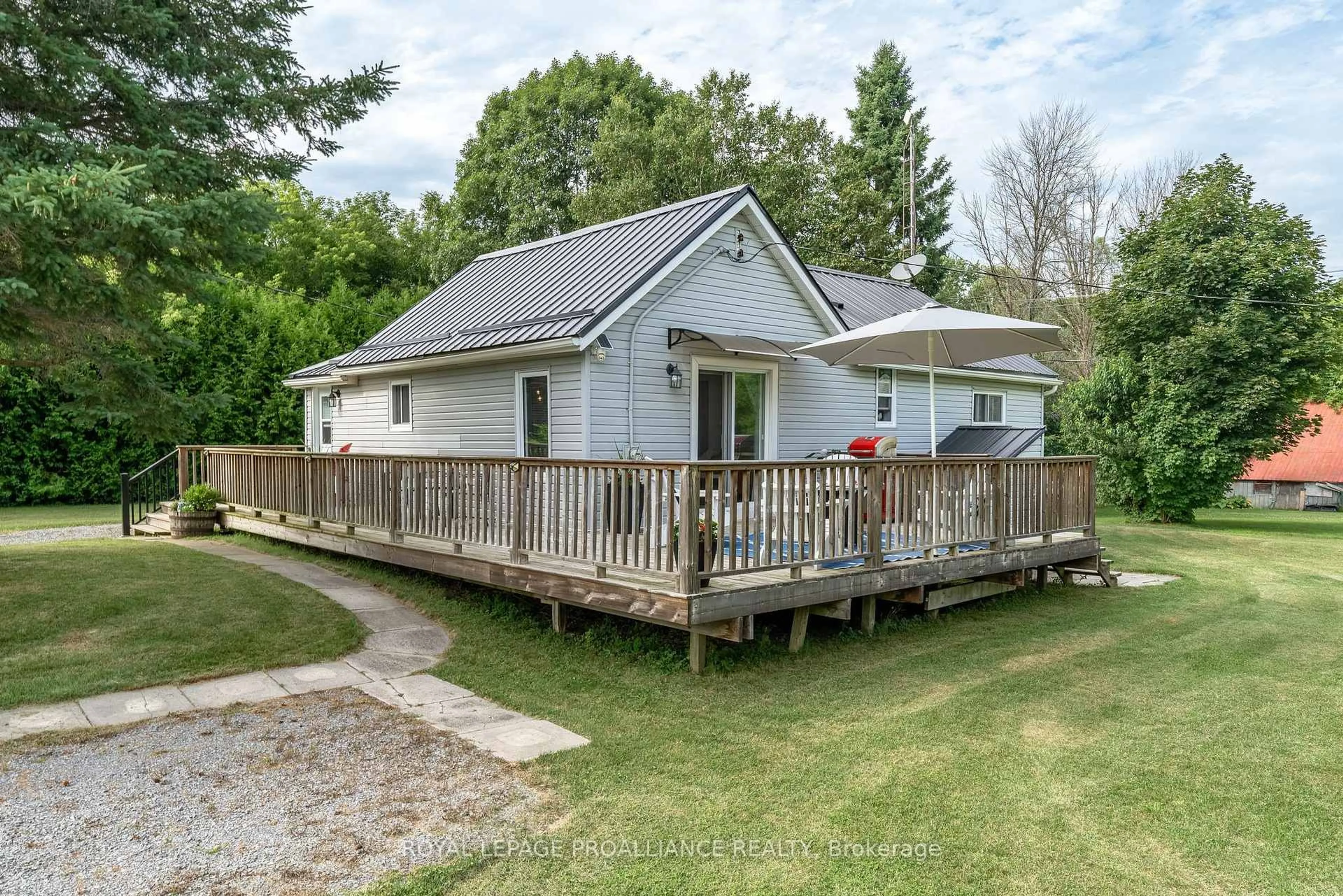 A pic from outside/outdoor area/front of a property/back of a property/a pic from drone, unknown for 3191 County Rd 10 N/A, Prince Edward County Ontario K0K 2P0