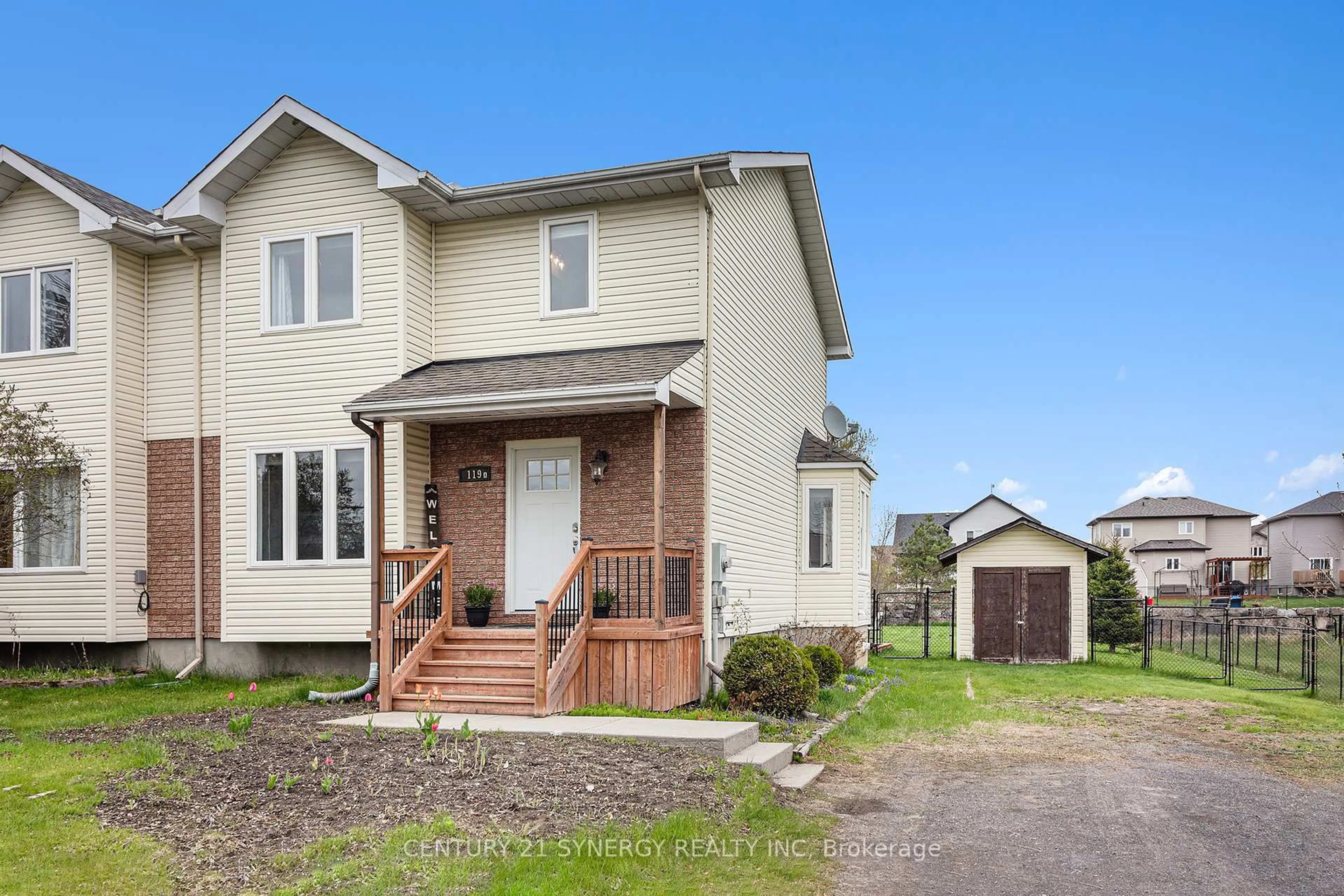 Home with vinyl exterior material, street for 119A Bourdeau Blvd, The Nation Ontario K0A 2M0