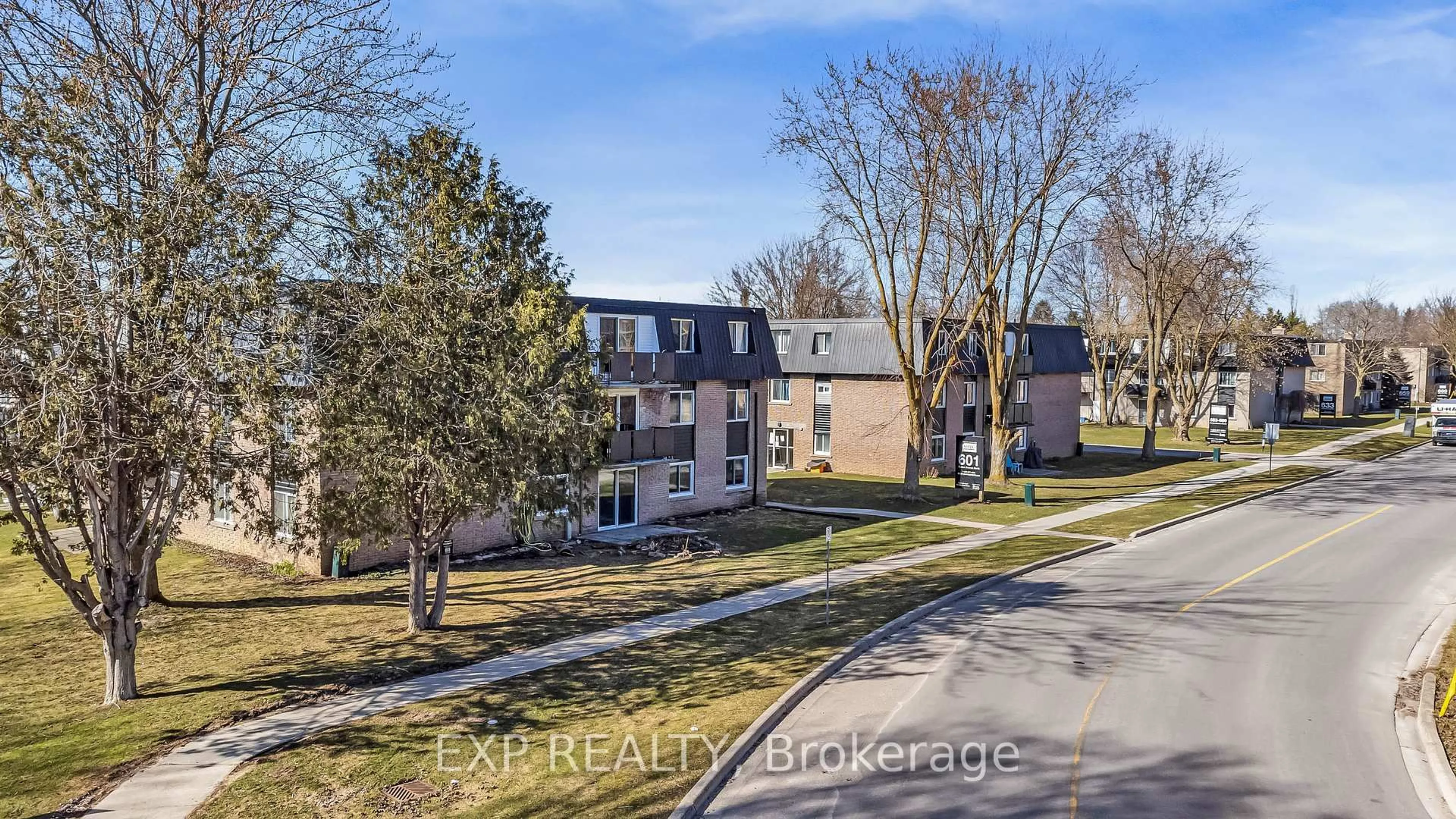 A pic from outside/outdoor area/front of a property/back of a property/a pic from drone, street for 583 Barber Ave #3, North Perth Ontario N4W 1S5