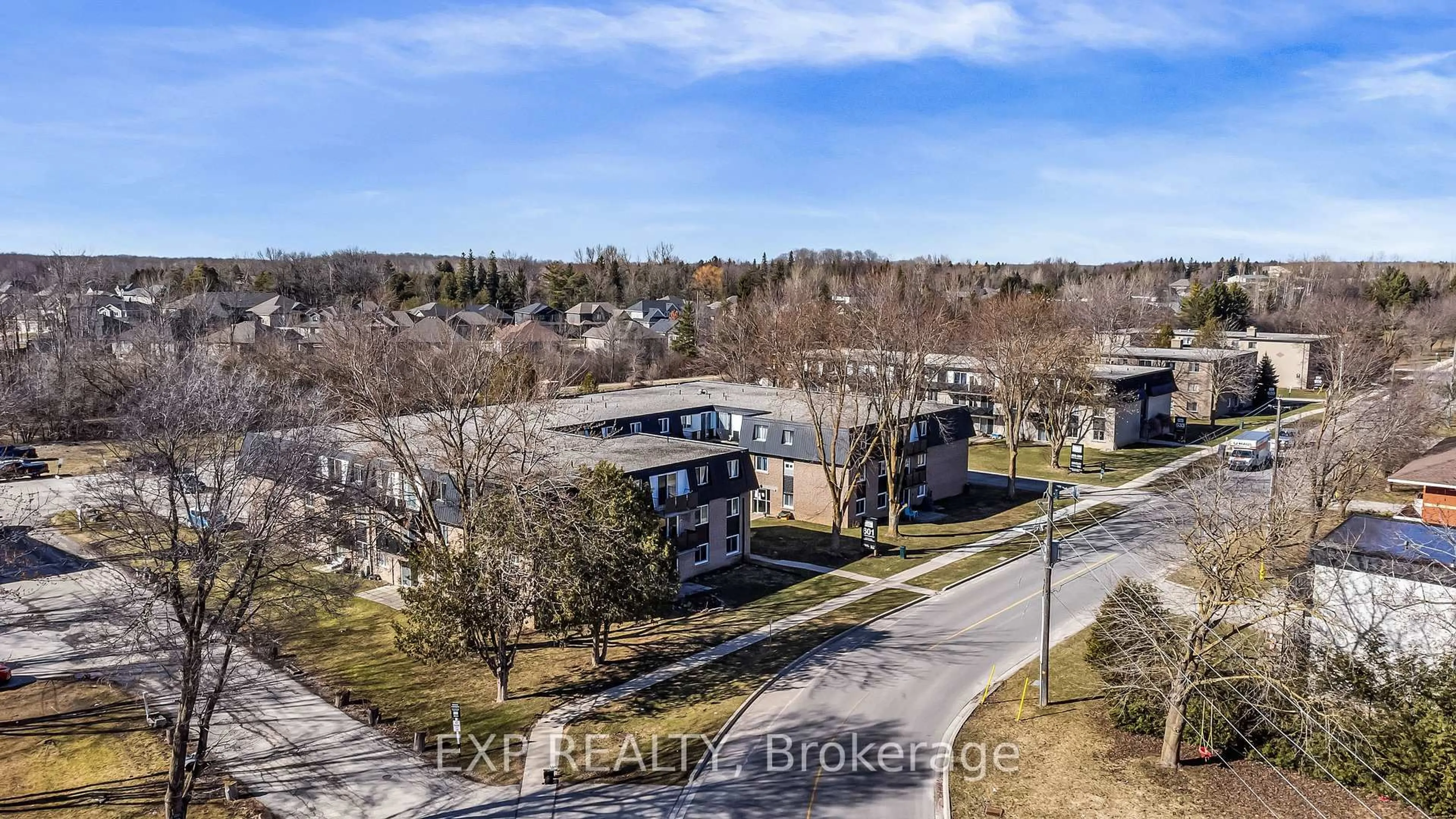 A pic from outside/outdoor area/front of a property/back of a property/a pic from drone, unknown for 583 Barber Ave #3, North Perth Ontario N4W 1S5
