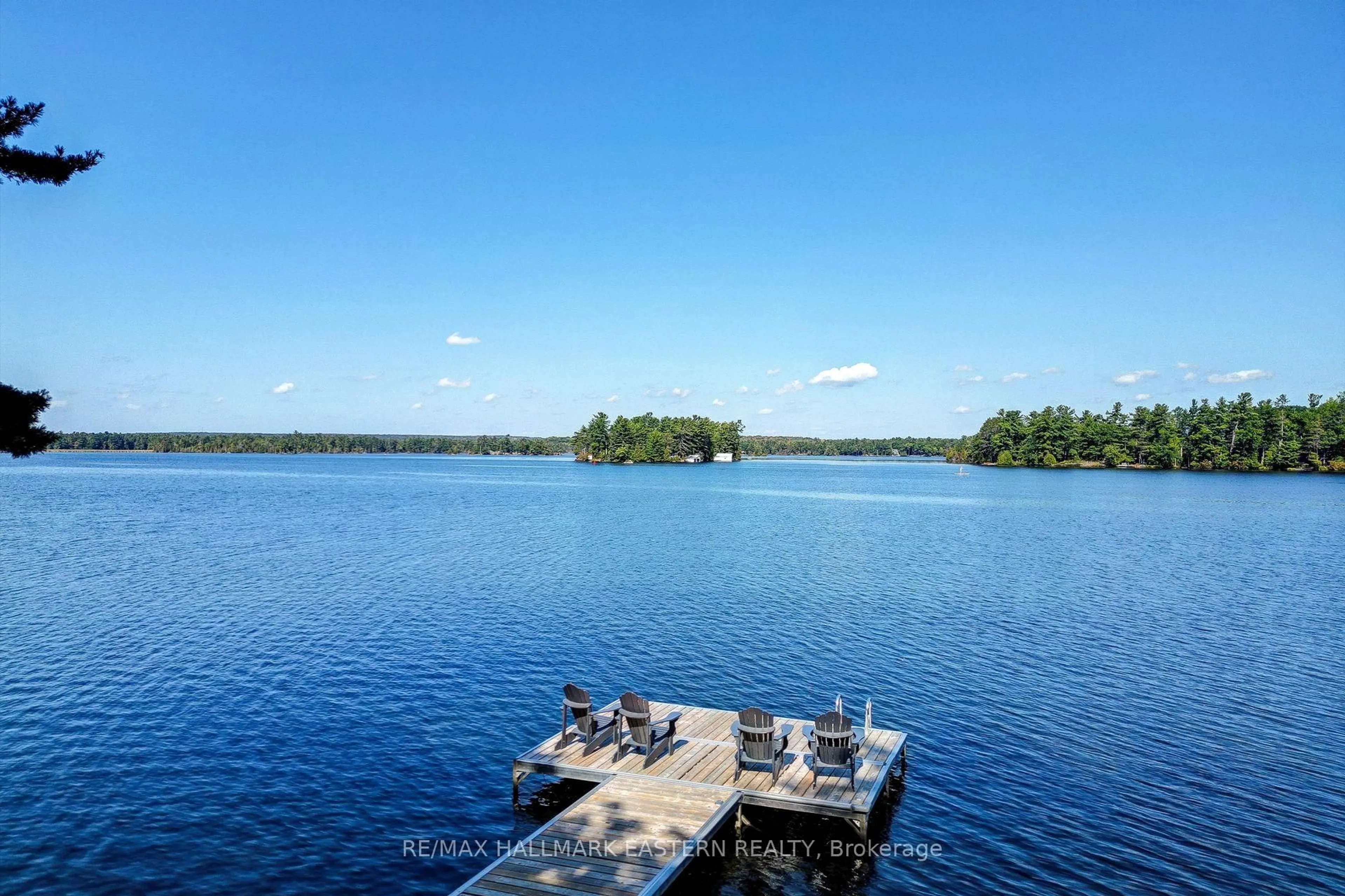 Patio, water/lake/river/ocean view for 3158 Spring Lane, Selwyn Ontario K0L 2H0