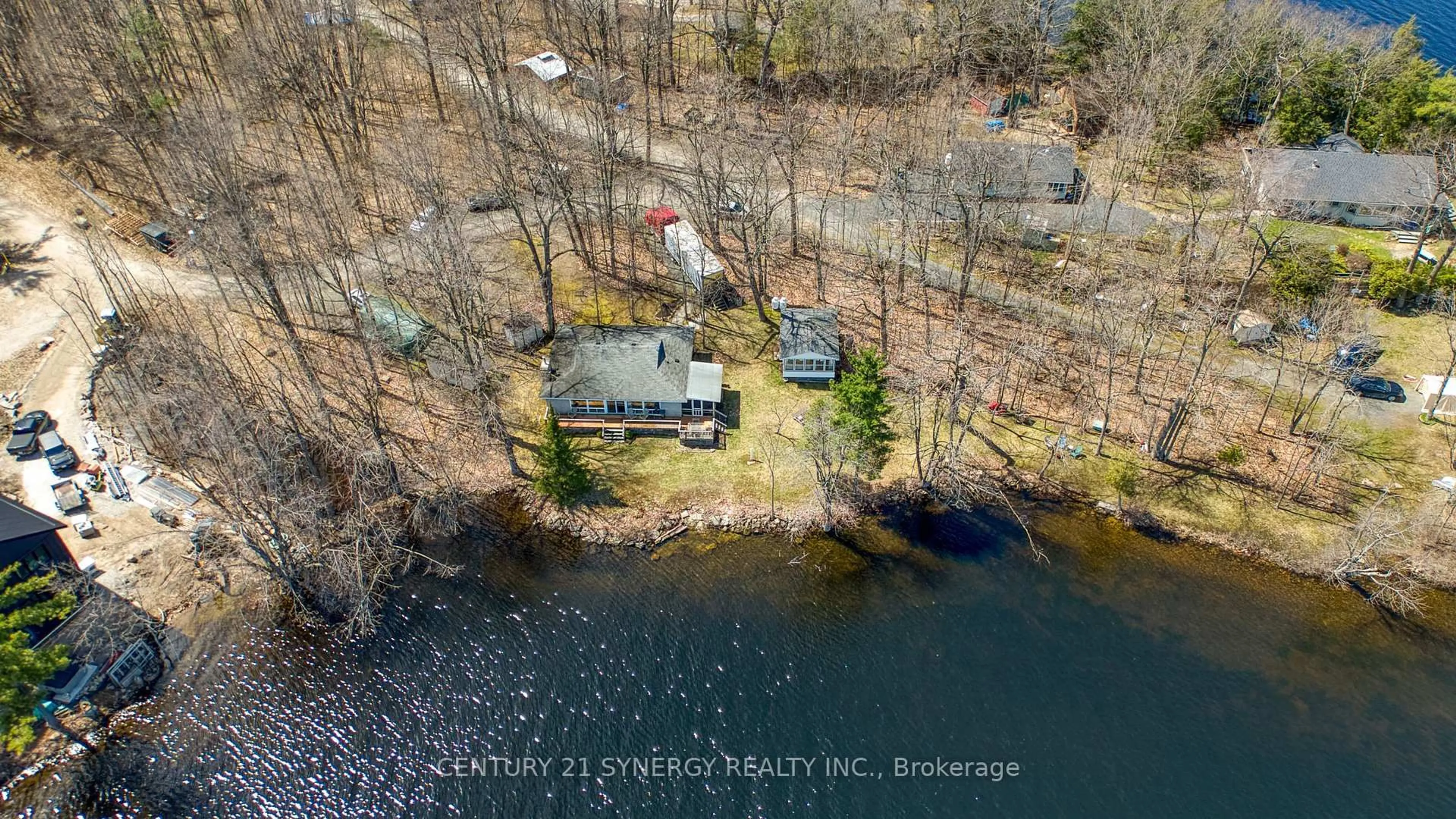 A pic from outside/outdoor area/front of a property/back of a property/a pic from drone, water/lake/river/ocean view for 101 Freedom Hill Rd, Carleton Place Ontario K7C 4K8