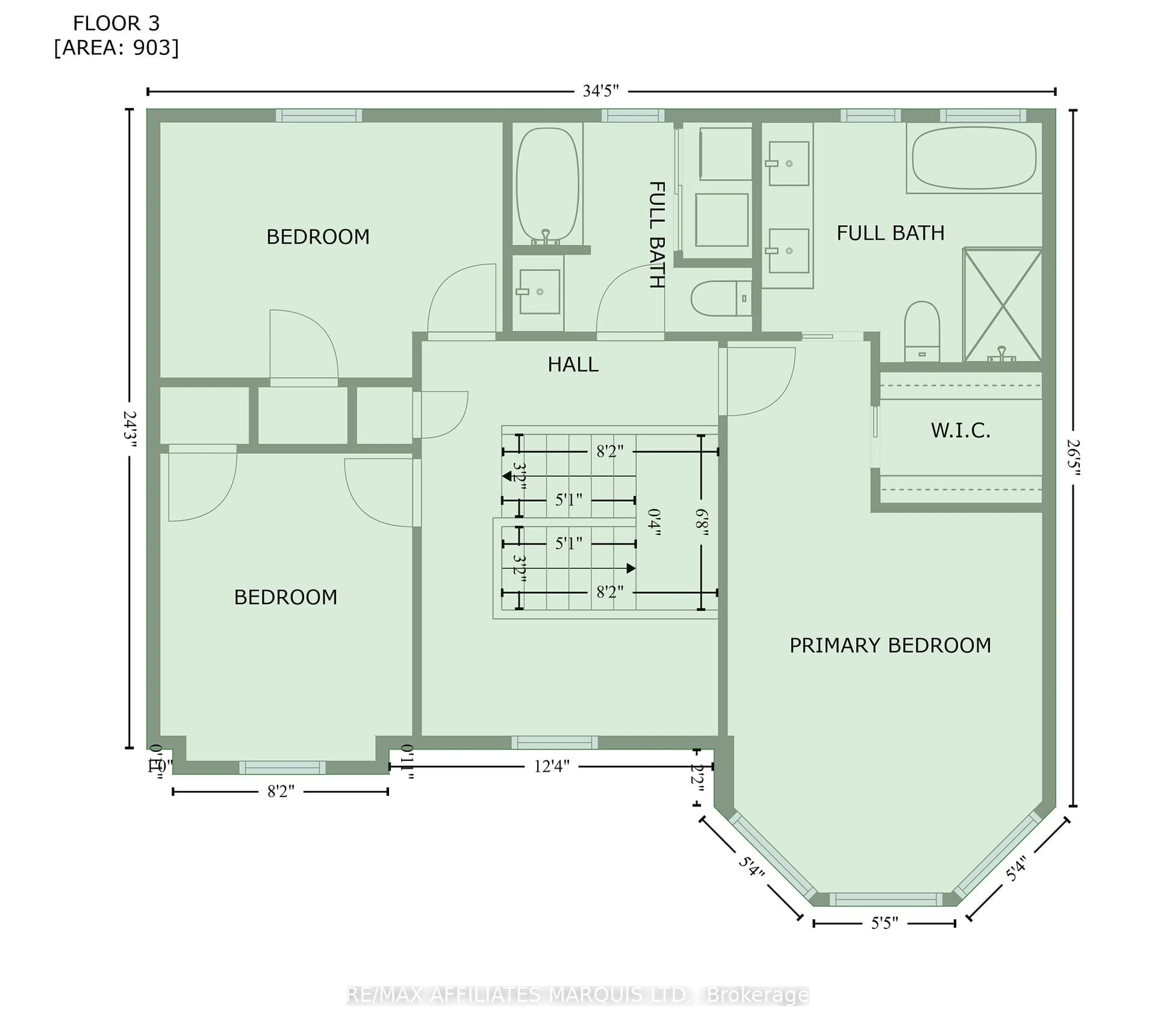 Floor plan for 10 Monaco Cres, Cornwall Ontario K6H 6A6