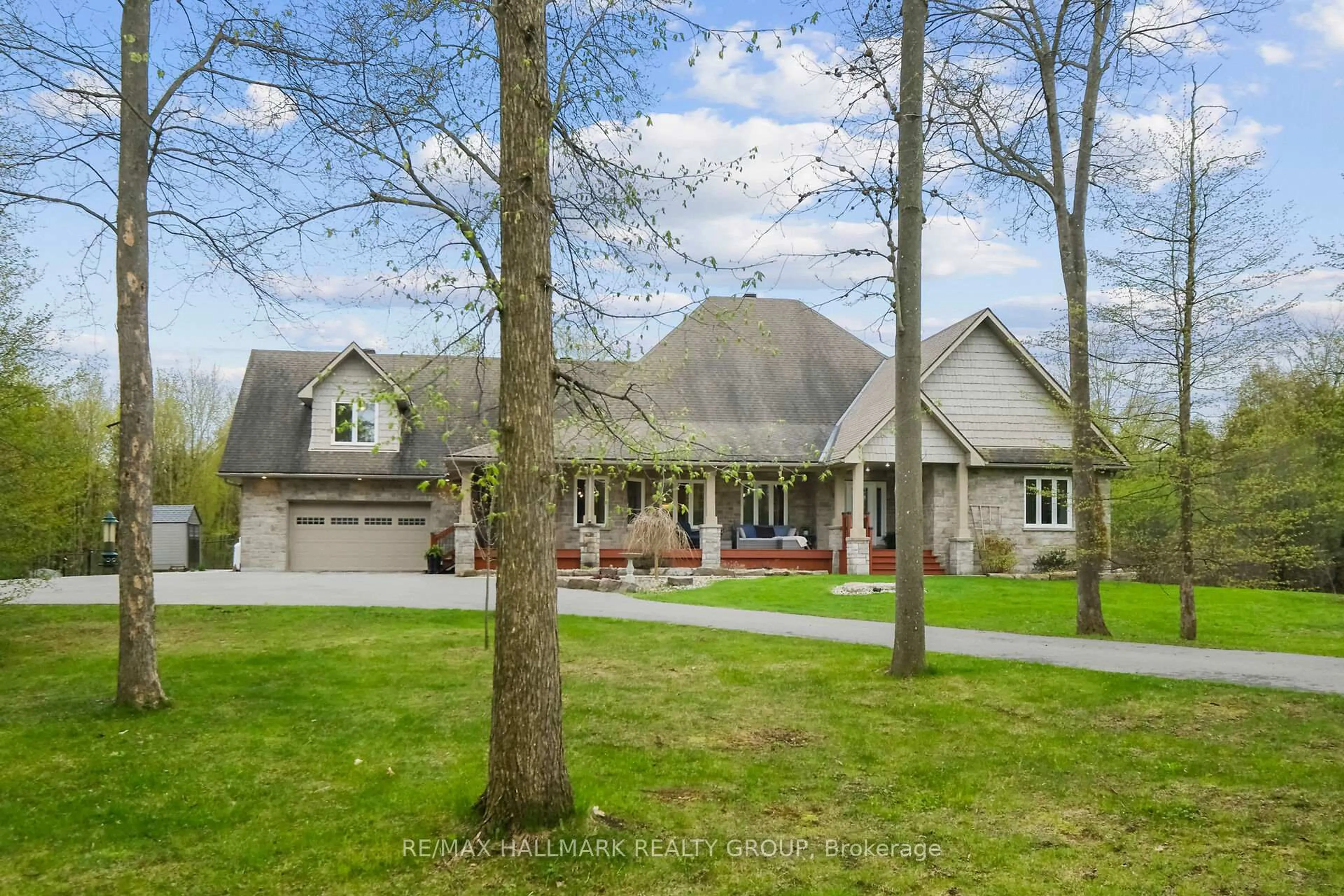 A pic from outside/outdoor area/front of a property/back of a property/a pic from drone, unknown for 19B Basswood Cres, Rideau Lakes Ontario K7A 5B8