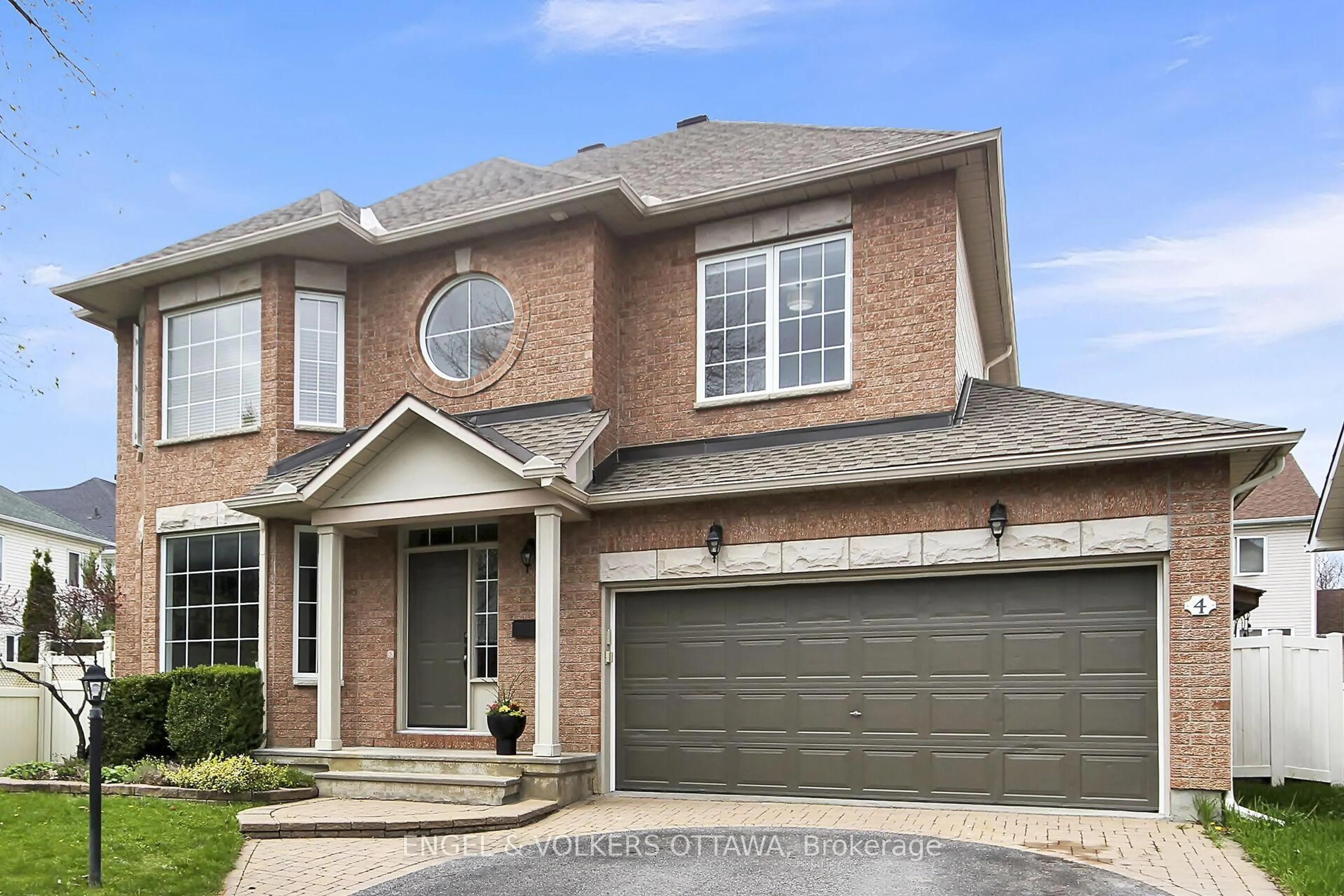 Home with brick exterior material, street for 4 Greatwood Cres, Barrhaven Ontario K2G 6S5