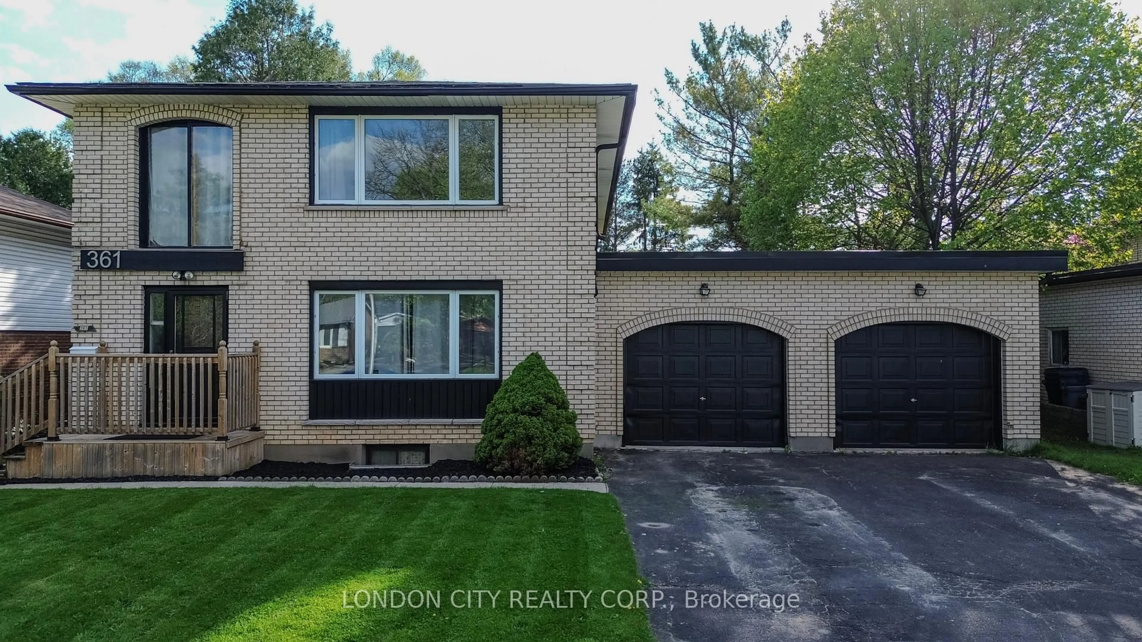 Home with vinyl exterior material, street for 361 Vesta Rd, London East Ontario N5Y 1E9