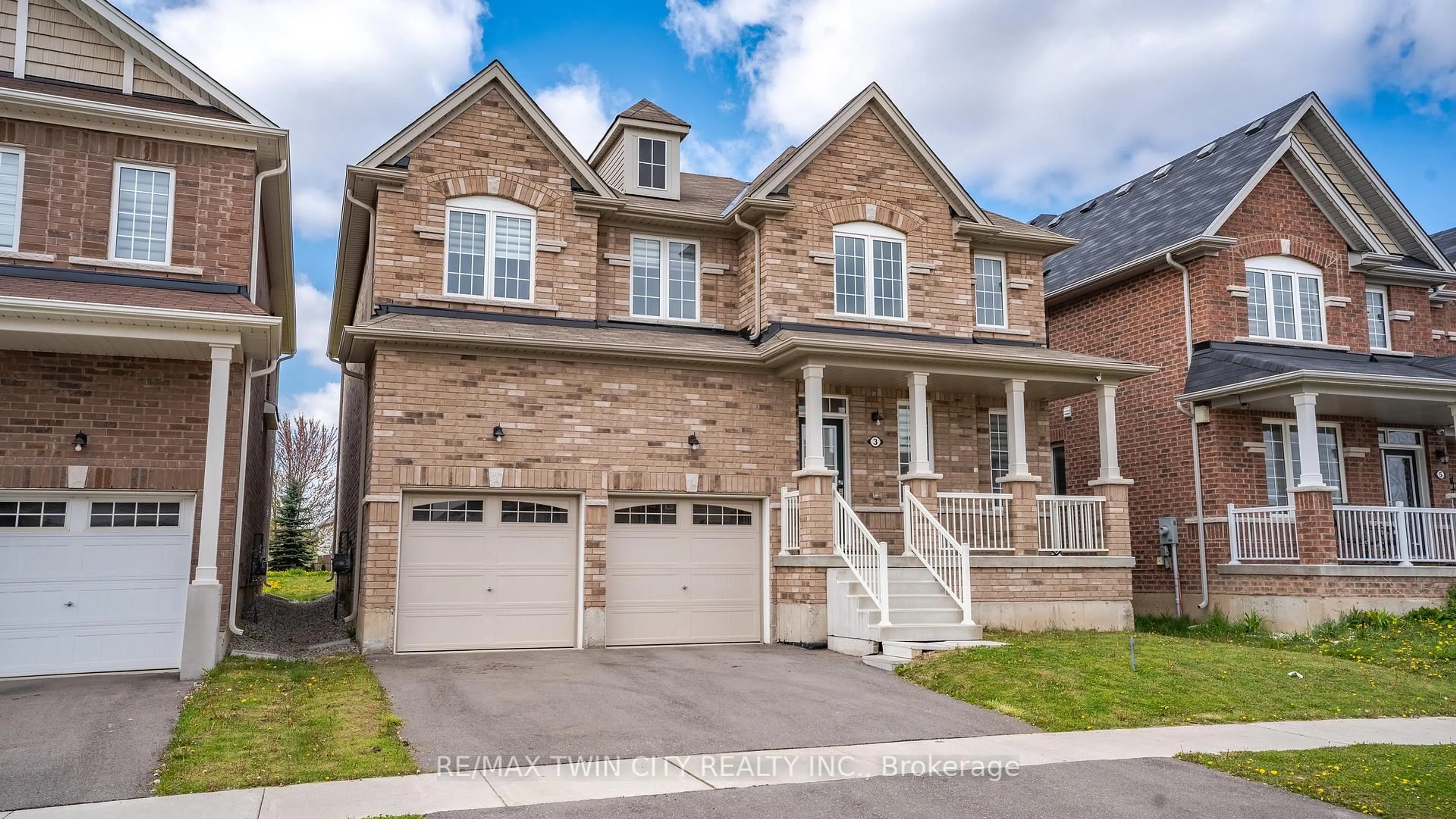 Home with brick exterior material, street for 3 Burgess Cres, Brantford Ontario N3T 0J5