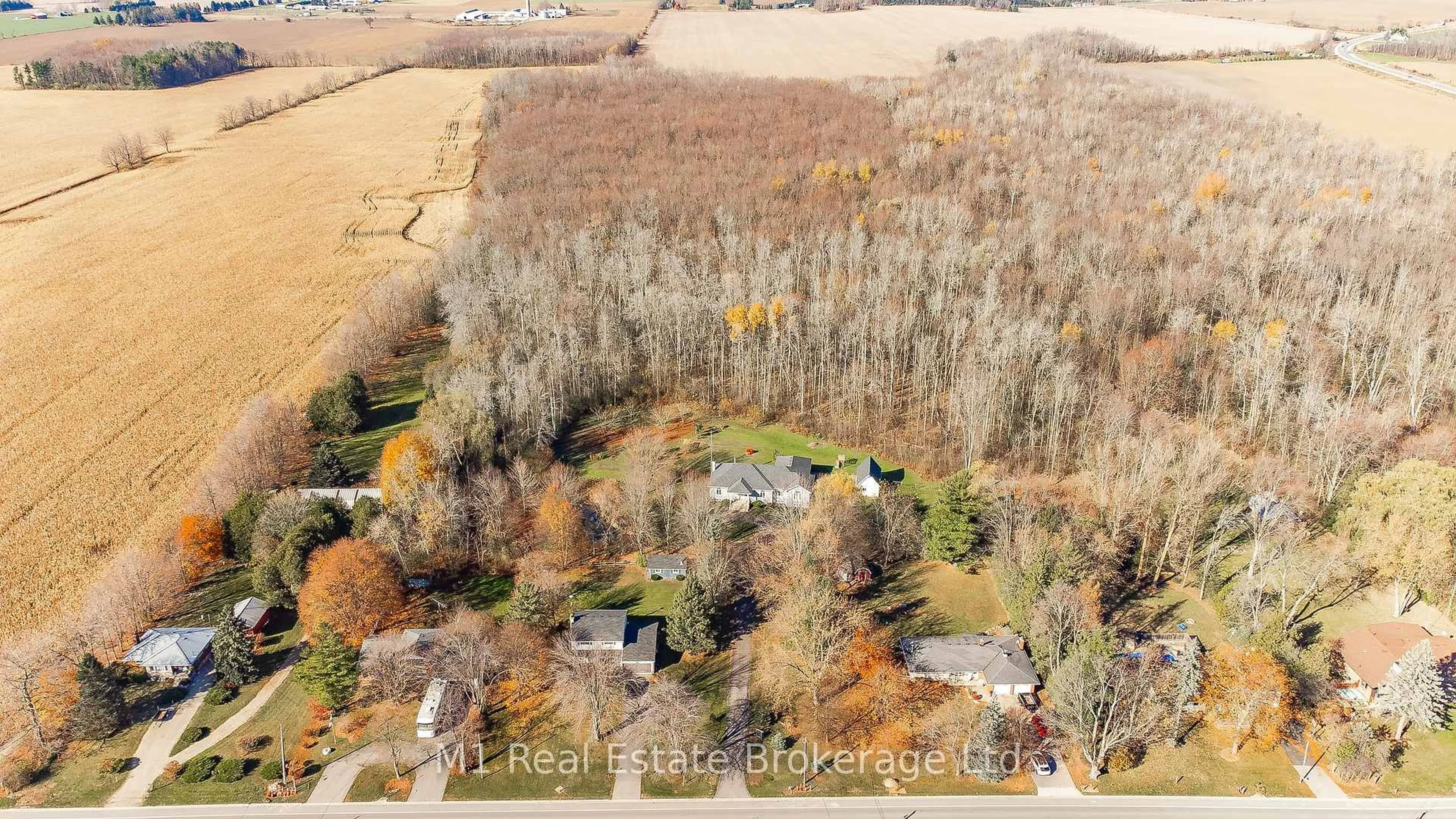 A pic from outside/outdoor area/front of a property/back of a property/a pic from drone, forest/trees view for 7610 Wellington Road 51 Rd, Guelph/Eramosa Ontario N1H 6J2