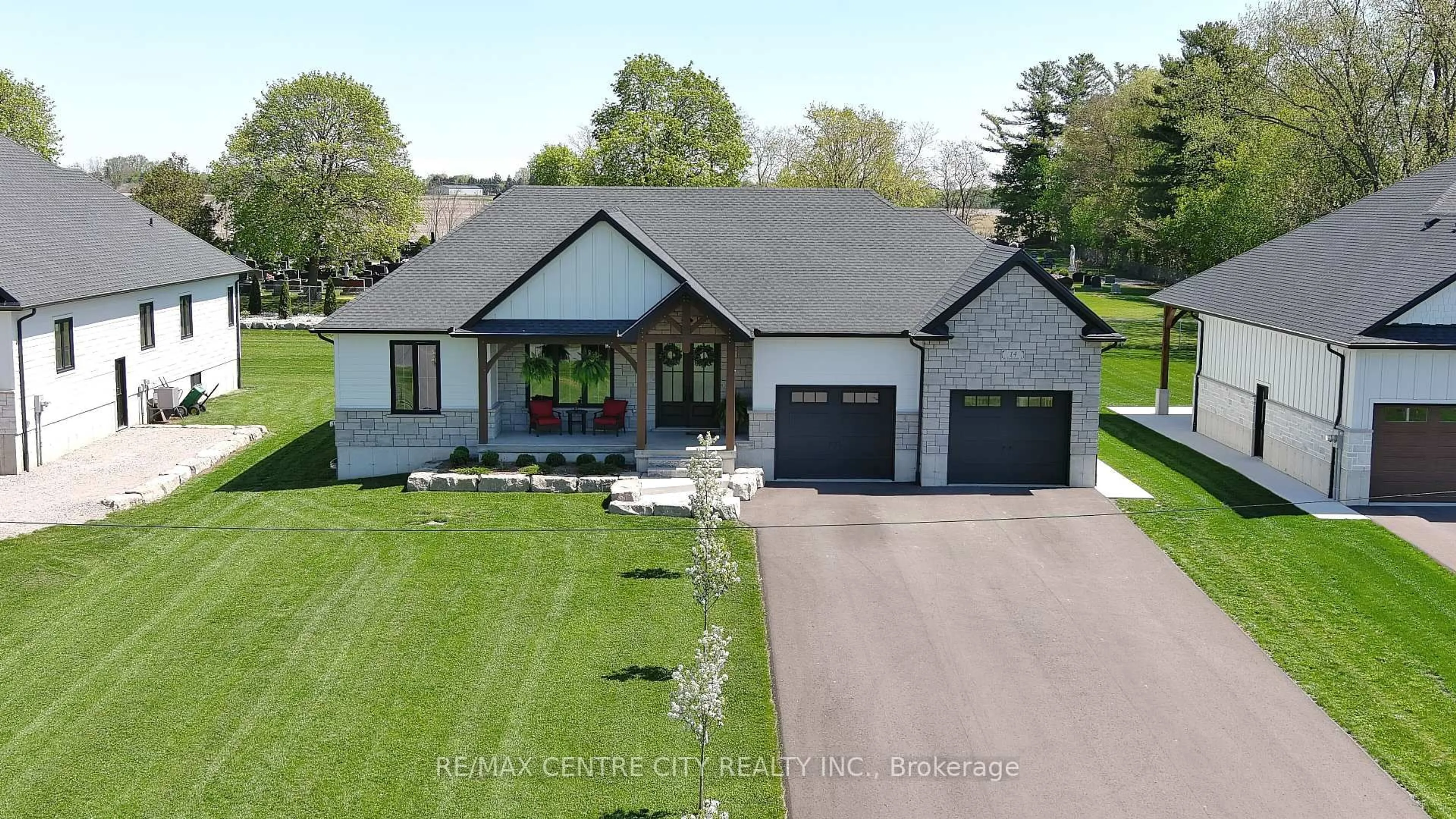 A pic from outside/outdoor area/front of a property/back of a property/a pic from drone, street for 14 St Ladislaus St, Norfolk Ontario N0J 1E0