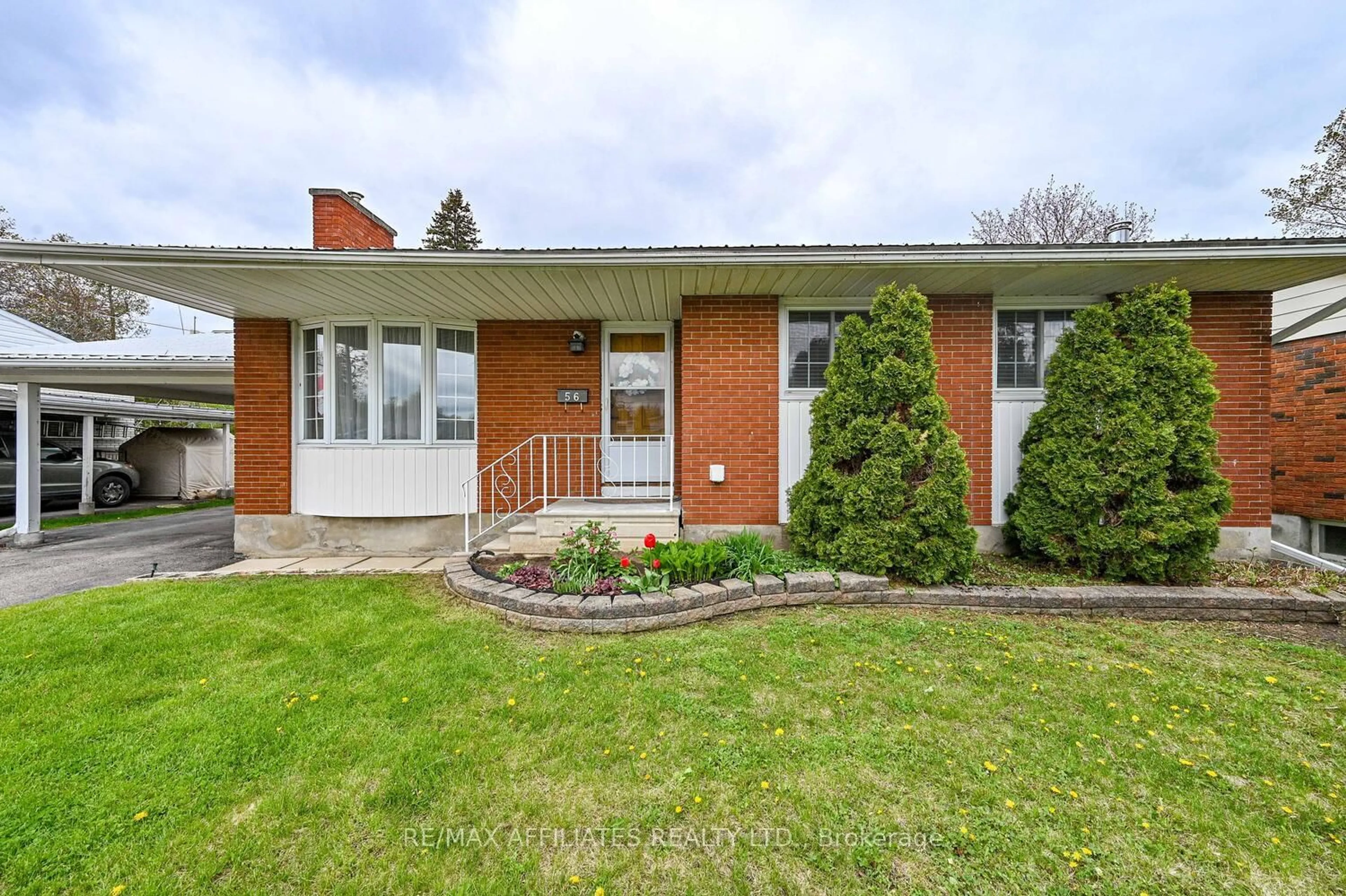 Home with brick exterior material, street for 56 MARSHA Dr, Smiths Falls Ontario K7A 3X5