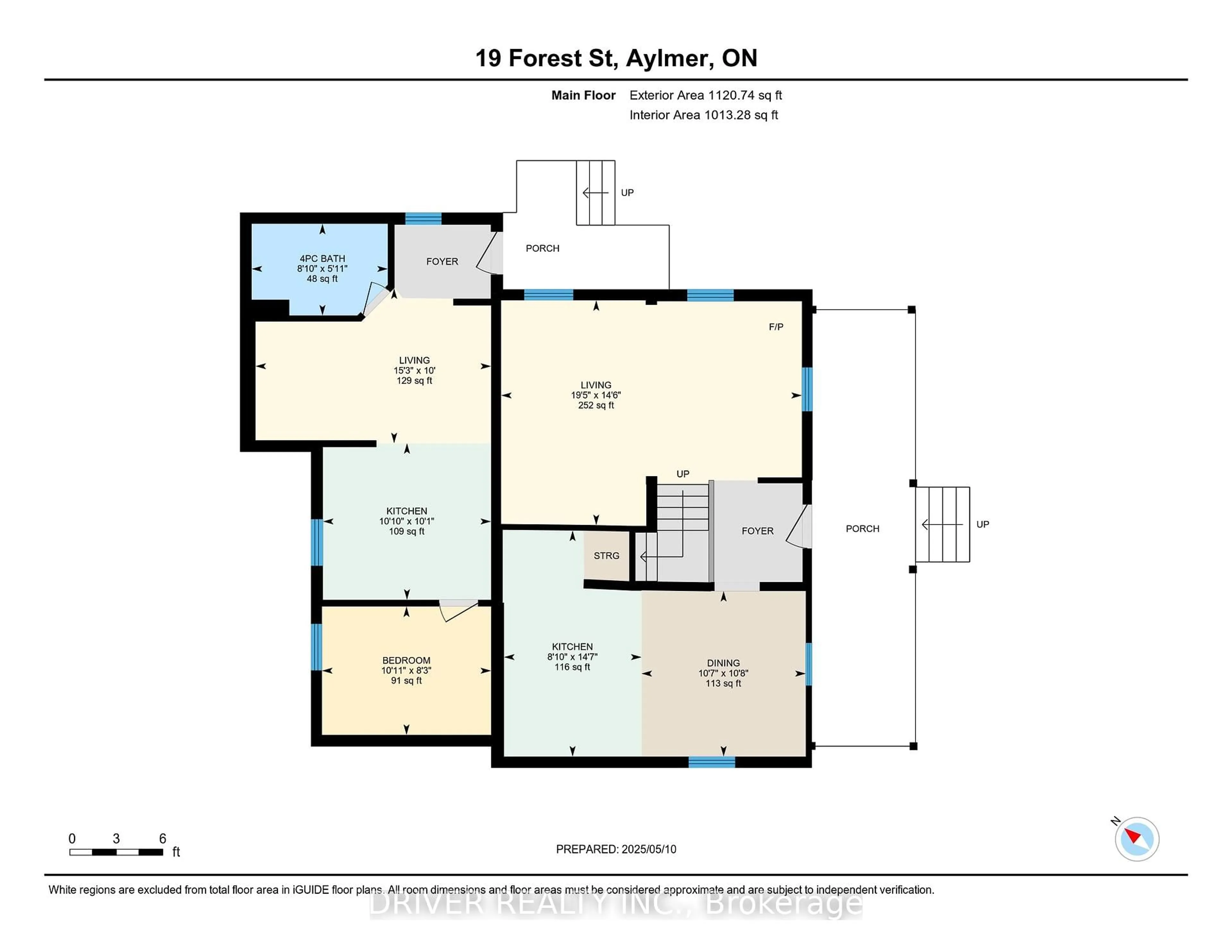 Floor plan for 19 Forest St, Aylmer Ontario N5H 1A5