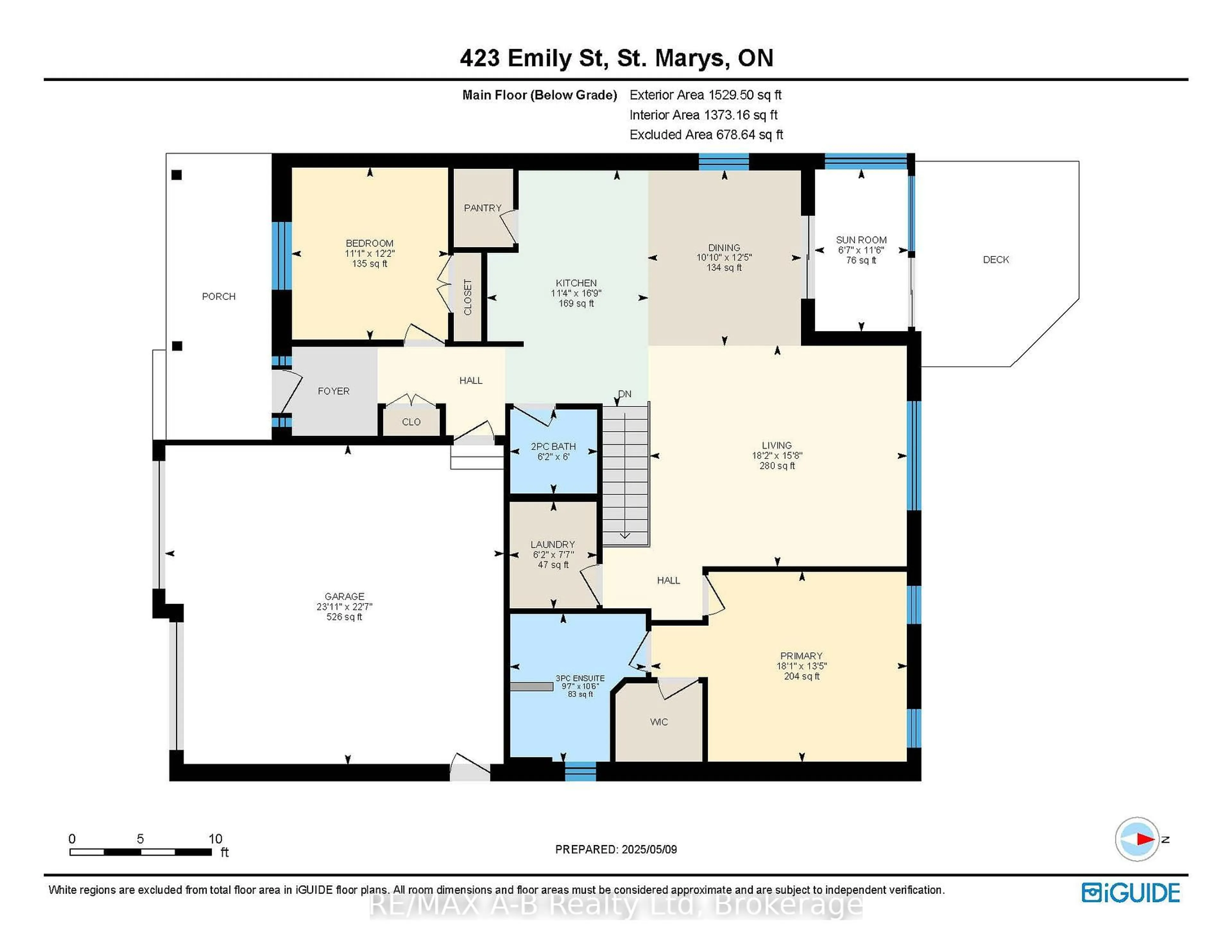 Floor plan for 423 Emily St, St. Marys Ontario N4X 0B7