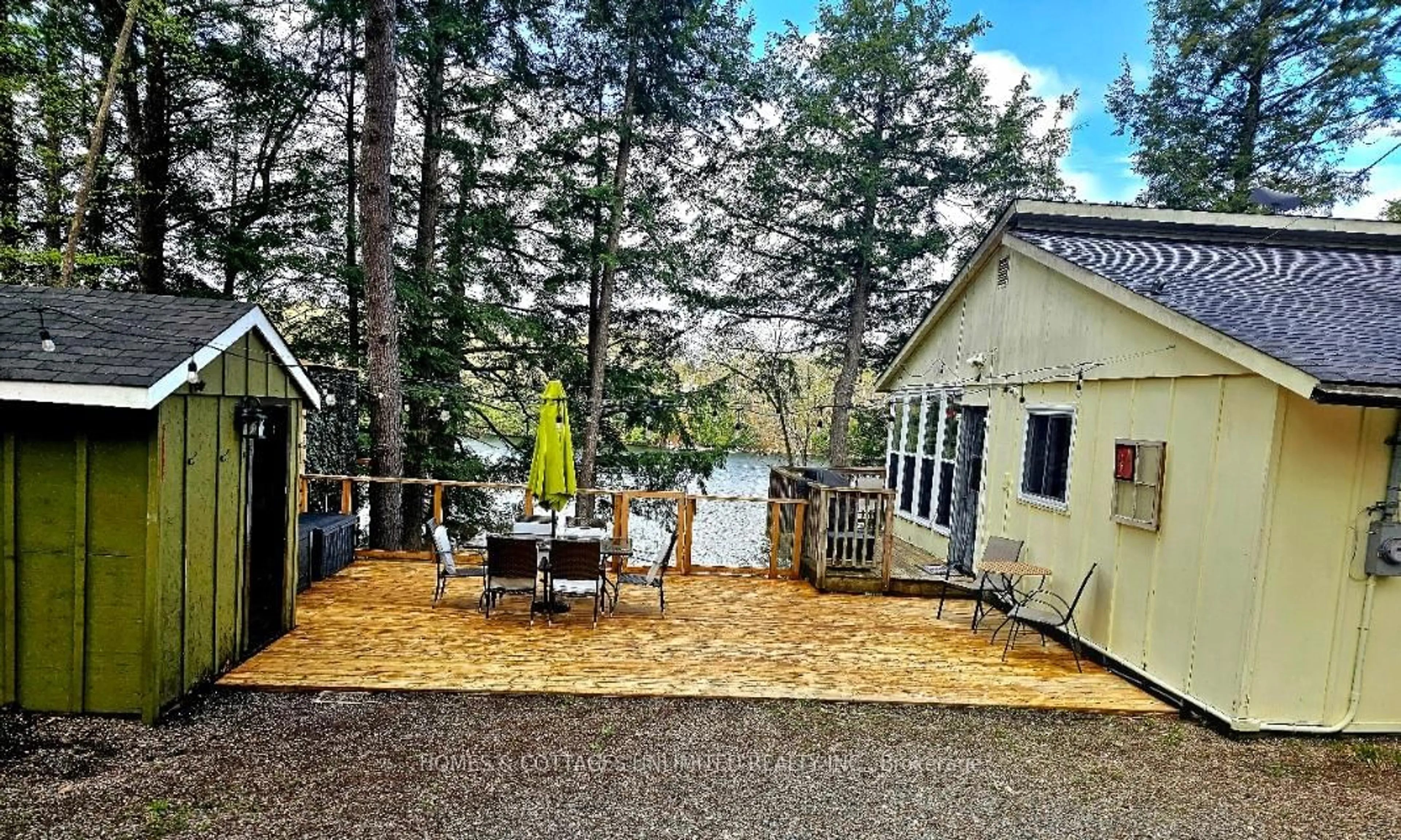 Patio, water/lake/river/ocean view for 3048 CROZIER B Rd, Westport Ontario K0G 1X0