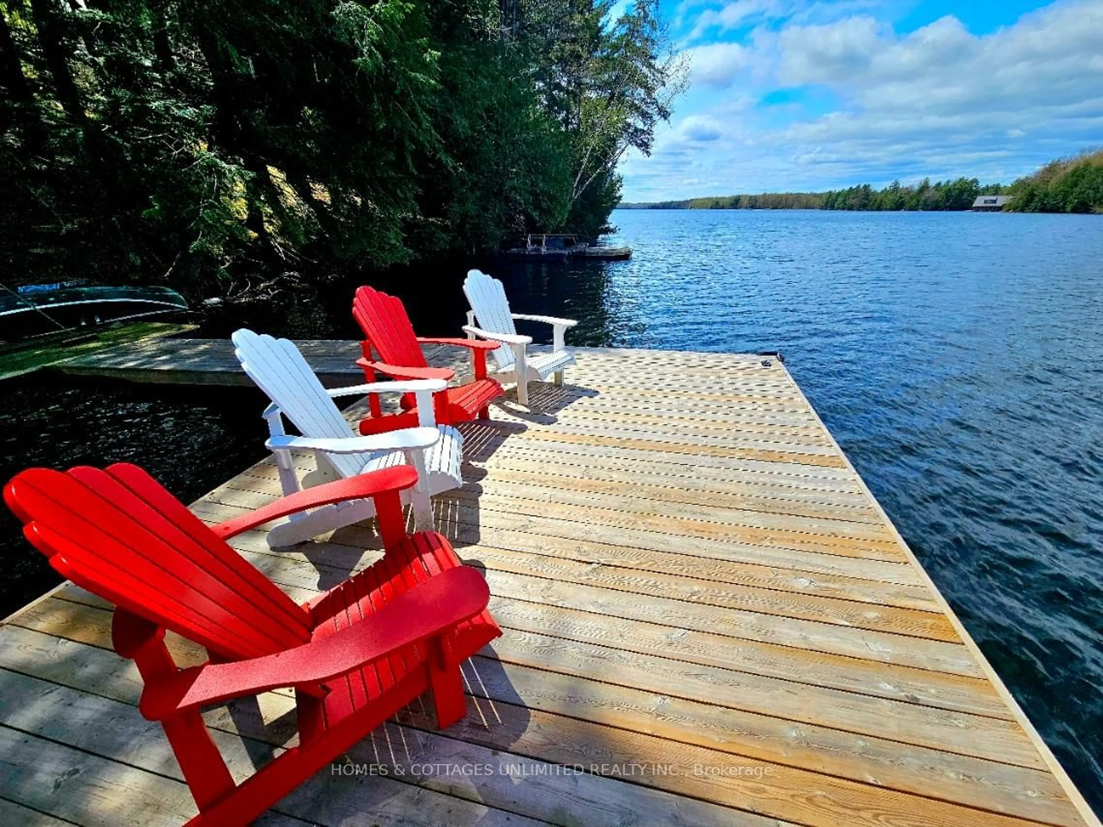 Patio, water/lake/river/ocean view for 3048 CROZIER B Rd, Westport Ontario K0G 1X0