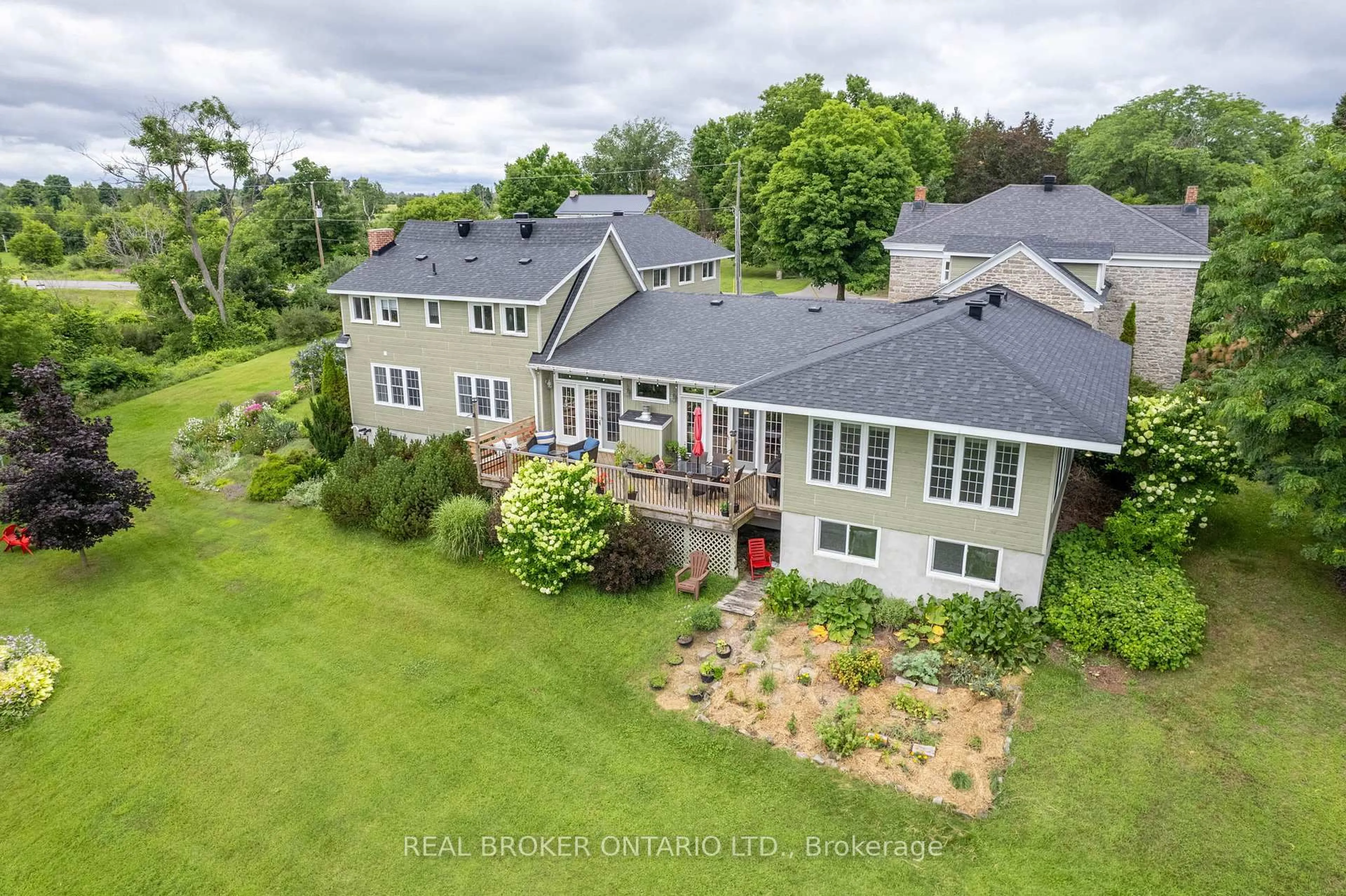 A pic from outside/outdoor area/front of a property/back of a property/a pic from drone, unknown for 2486 County Rd 18 Rd, North Grenville Ontario K0G 1J0