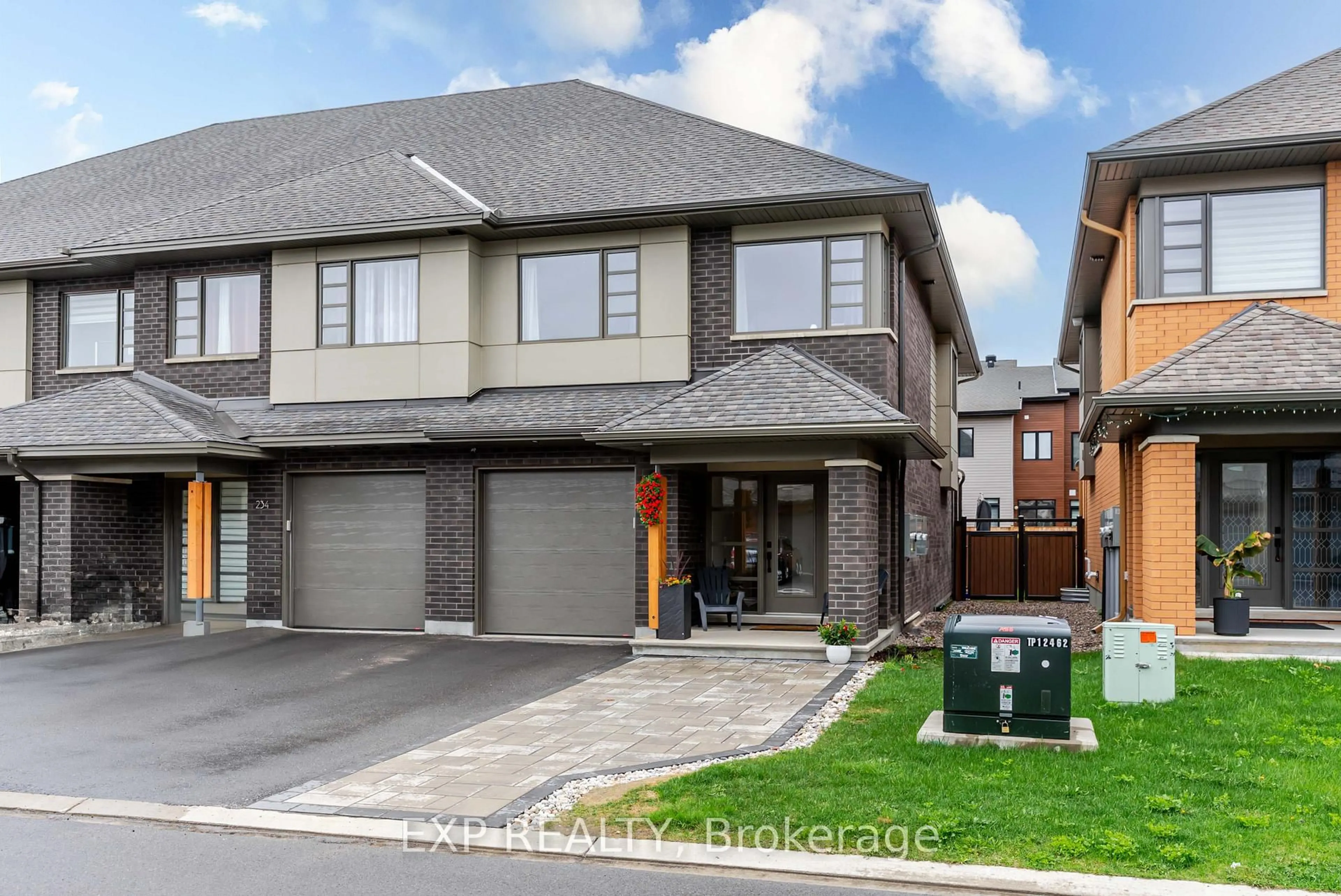 Home with brick exterior material, street for 232 Pisces Terr, Ottawa Ontario K1T 0S7