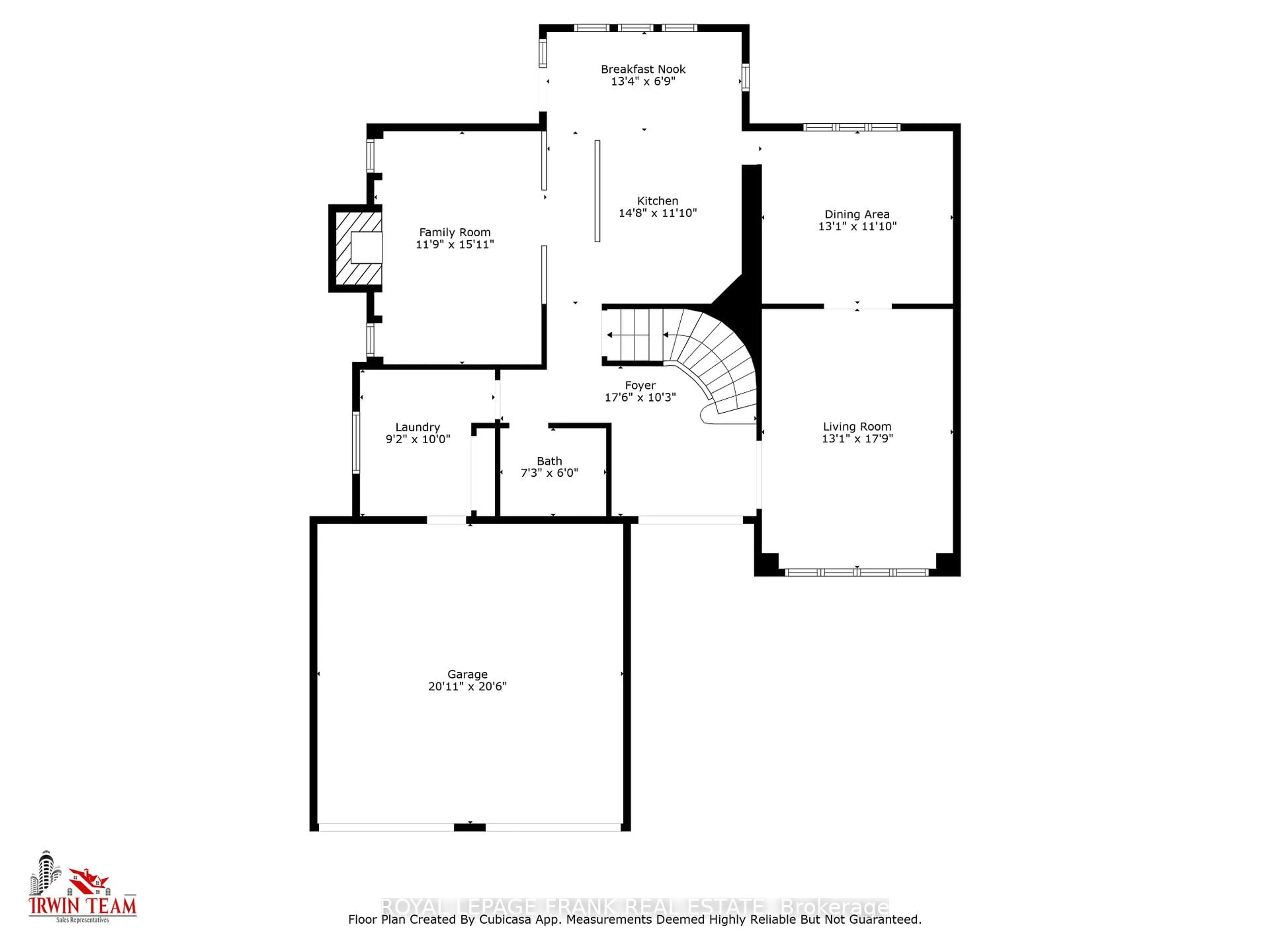 Floor plan for 1 Dunsford Crt, Kawartha Lakes Ontario K9V 5T3