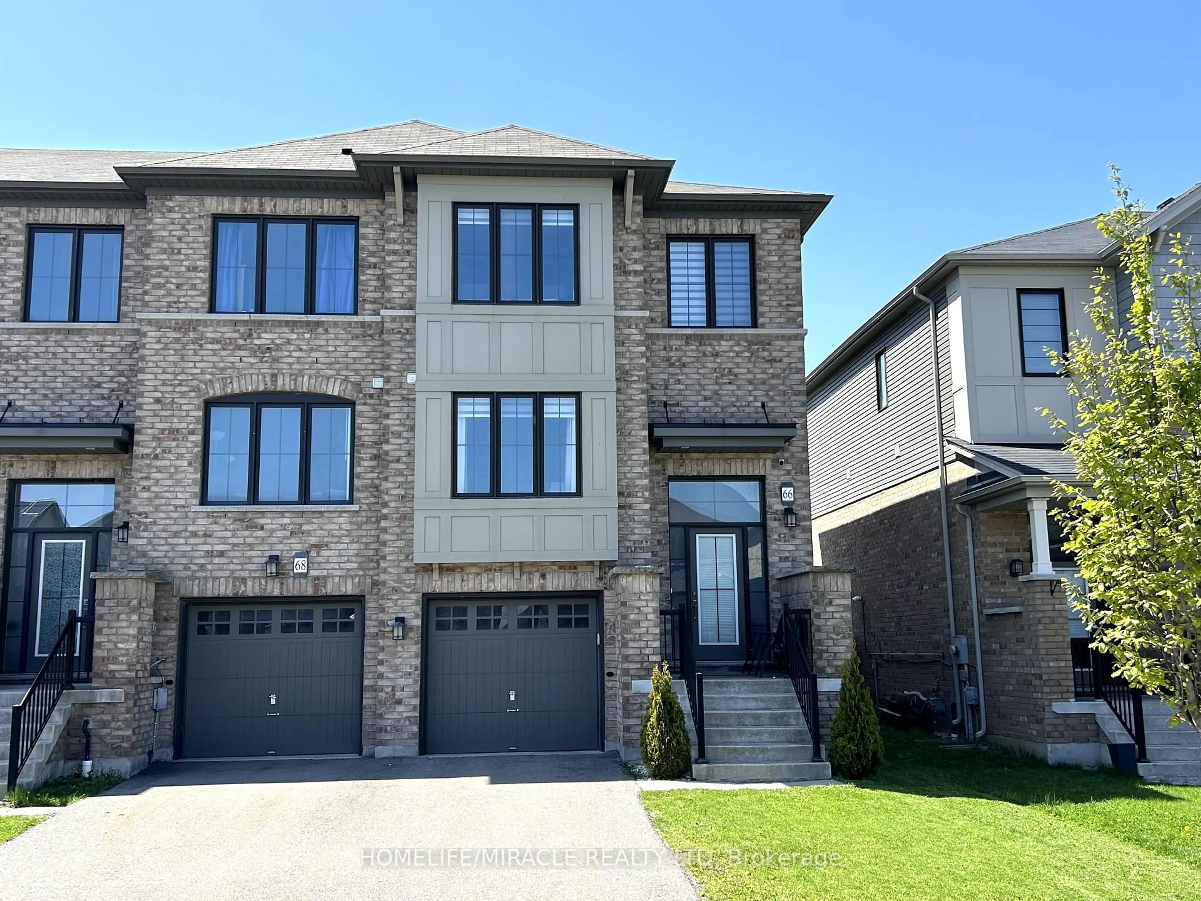 Home with brick exterior material, street for 66 Crafter Cres, Hamilton Ontario L8J 0H7