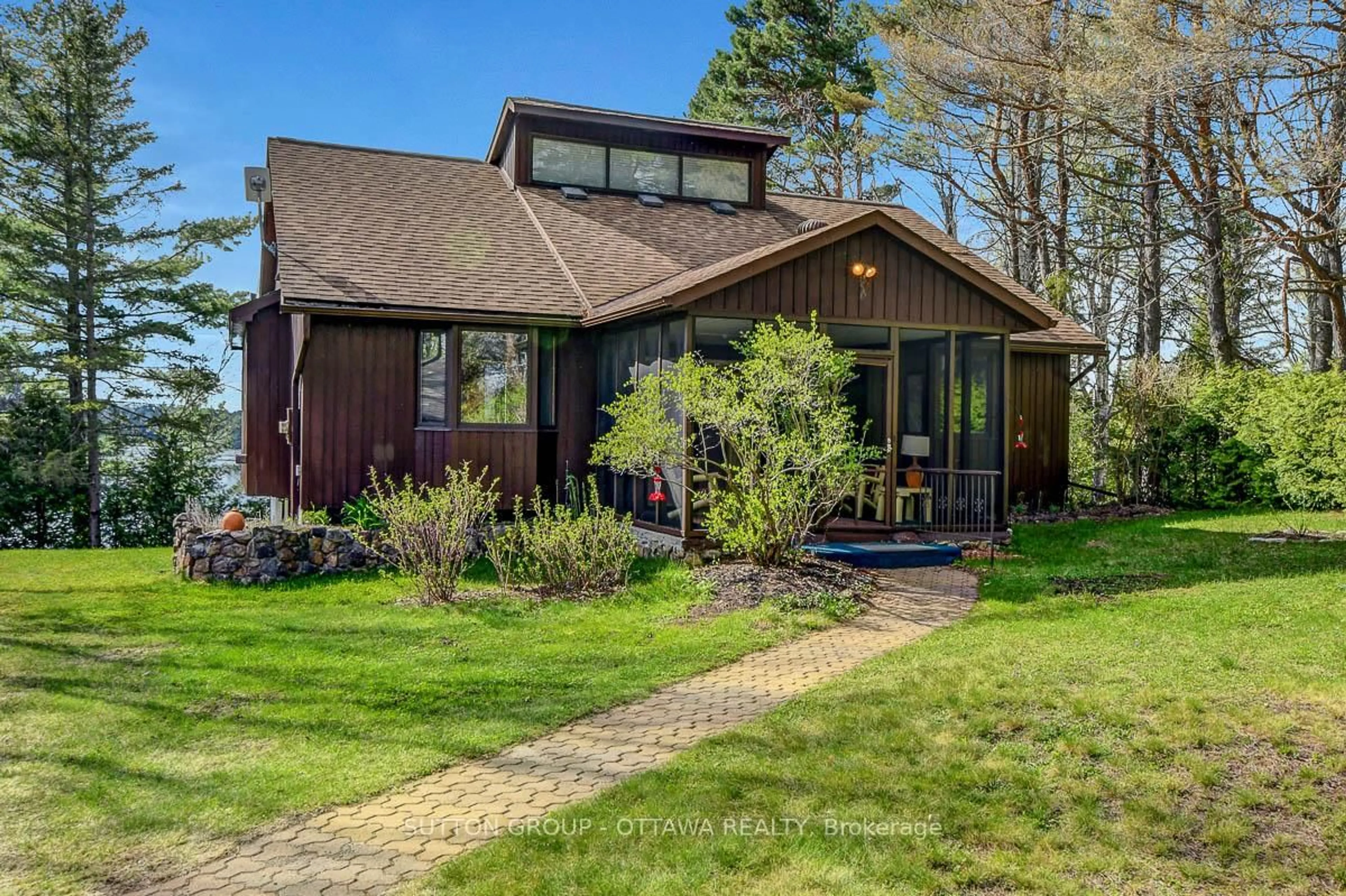 Home with brick exterior material, water/lake/river/ocean view for 56 Lefty Lane, Haley Station Ontario K0J 1Y0