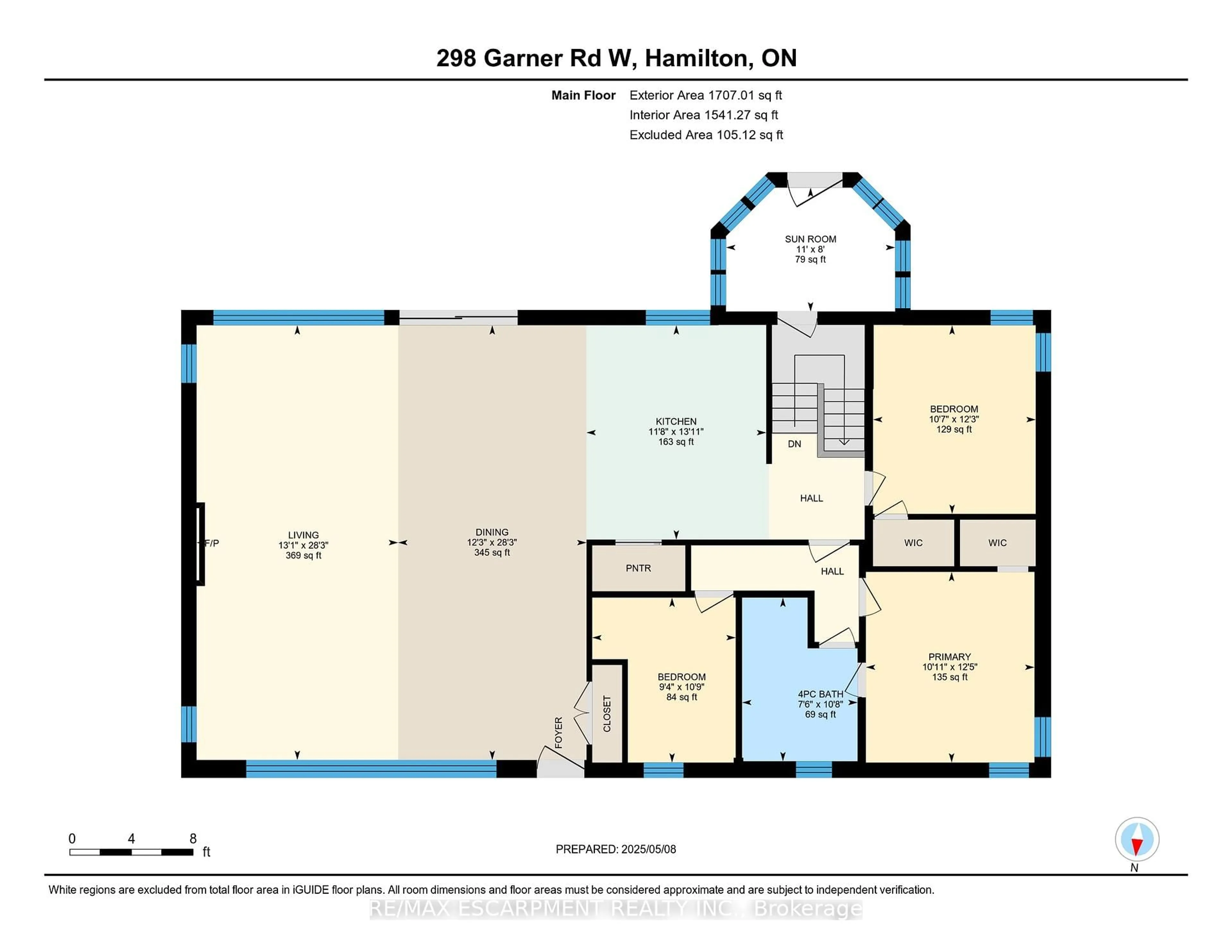 Floor plan for 298 Garner Rd, Hamilton Ontario L9G 3K9