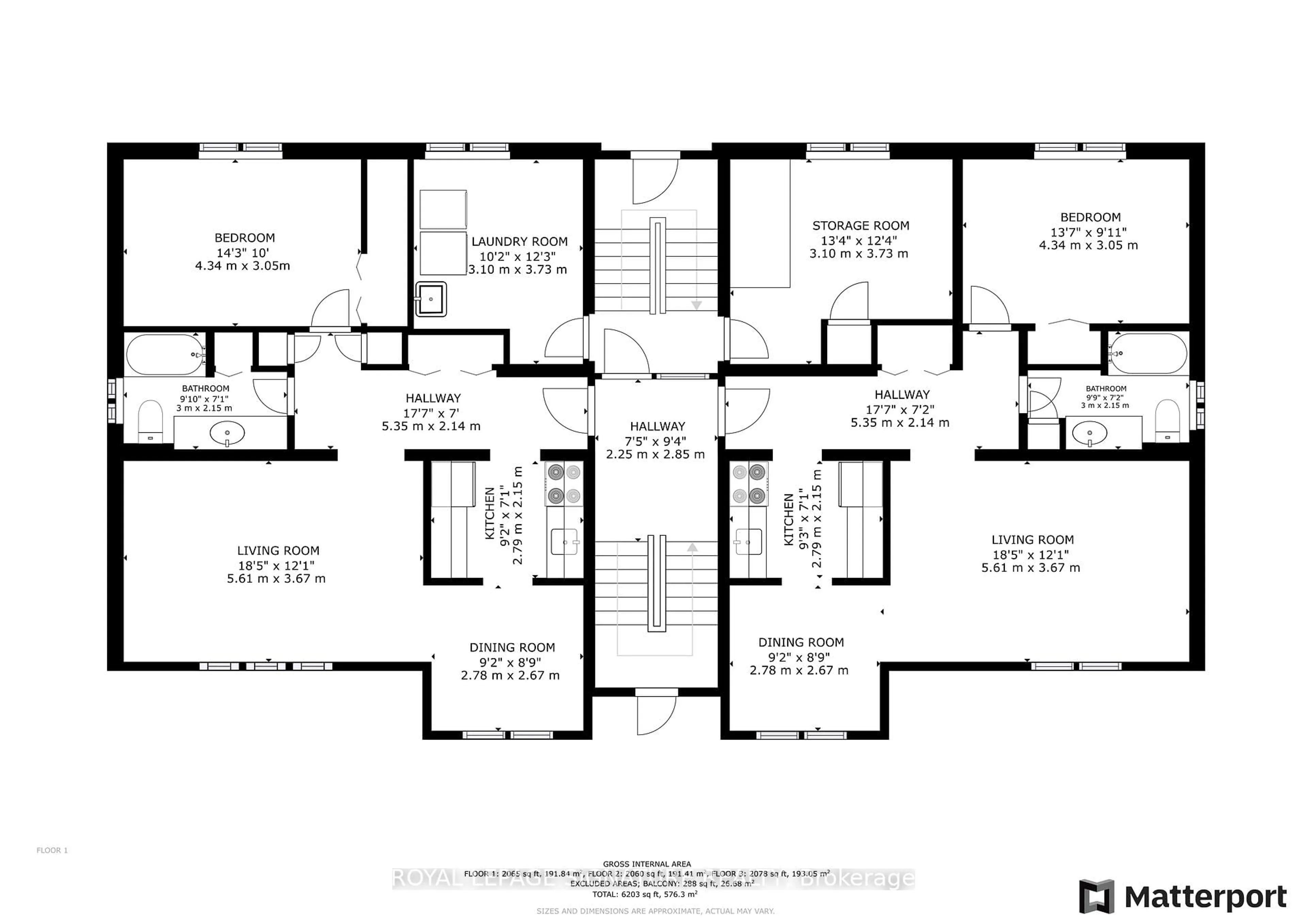 Floor plan for 276 Grand River Ave, Brantford Ontario N3T 4Y4