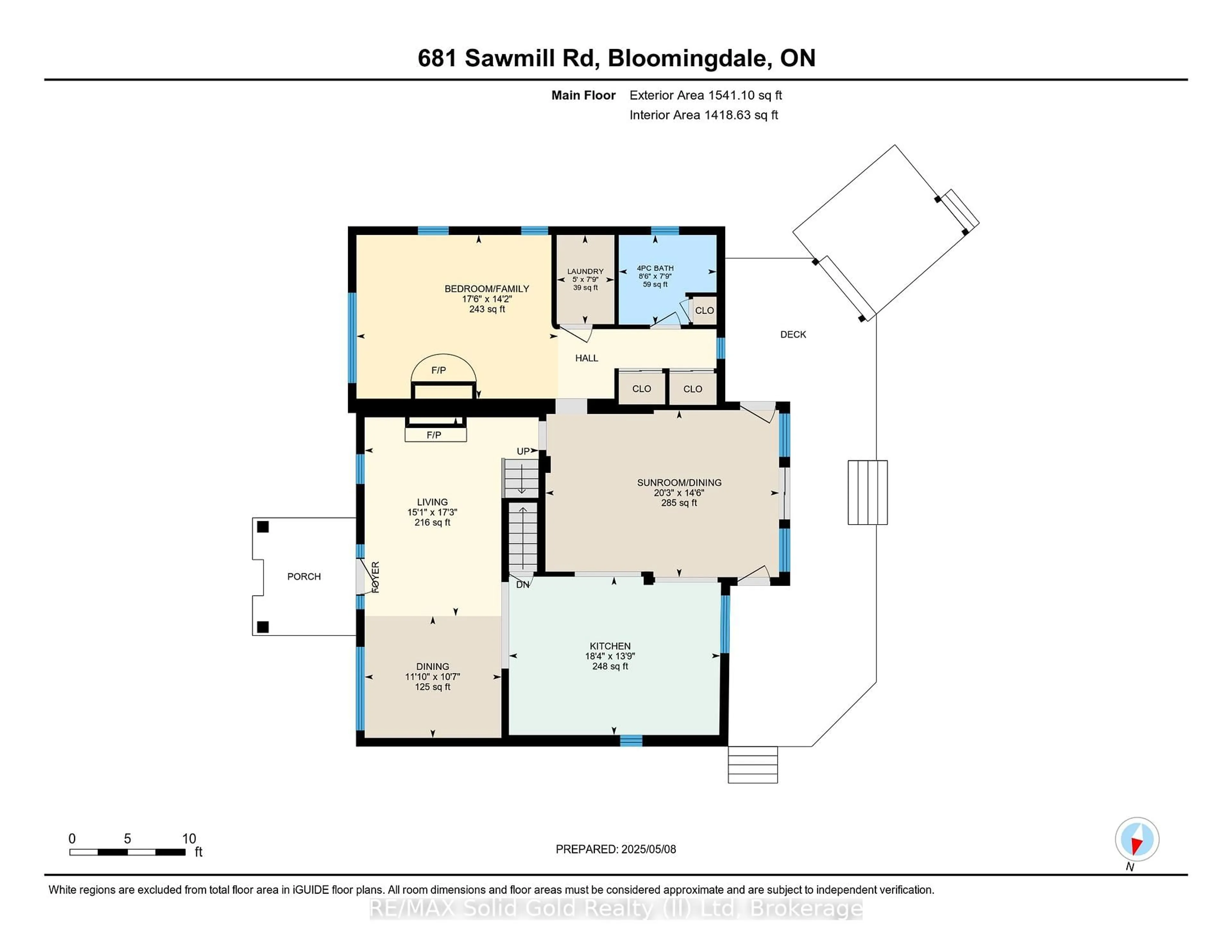 Floor plan for 681 Sawmill Rd, Woolwich Ontario N0B 1K0