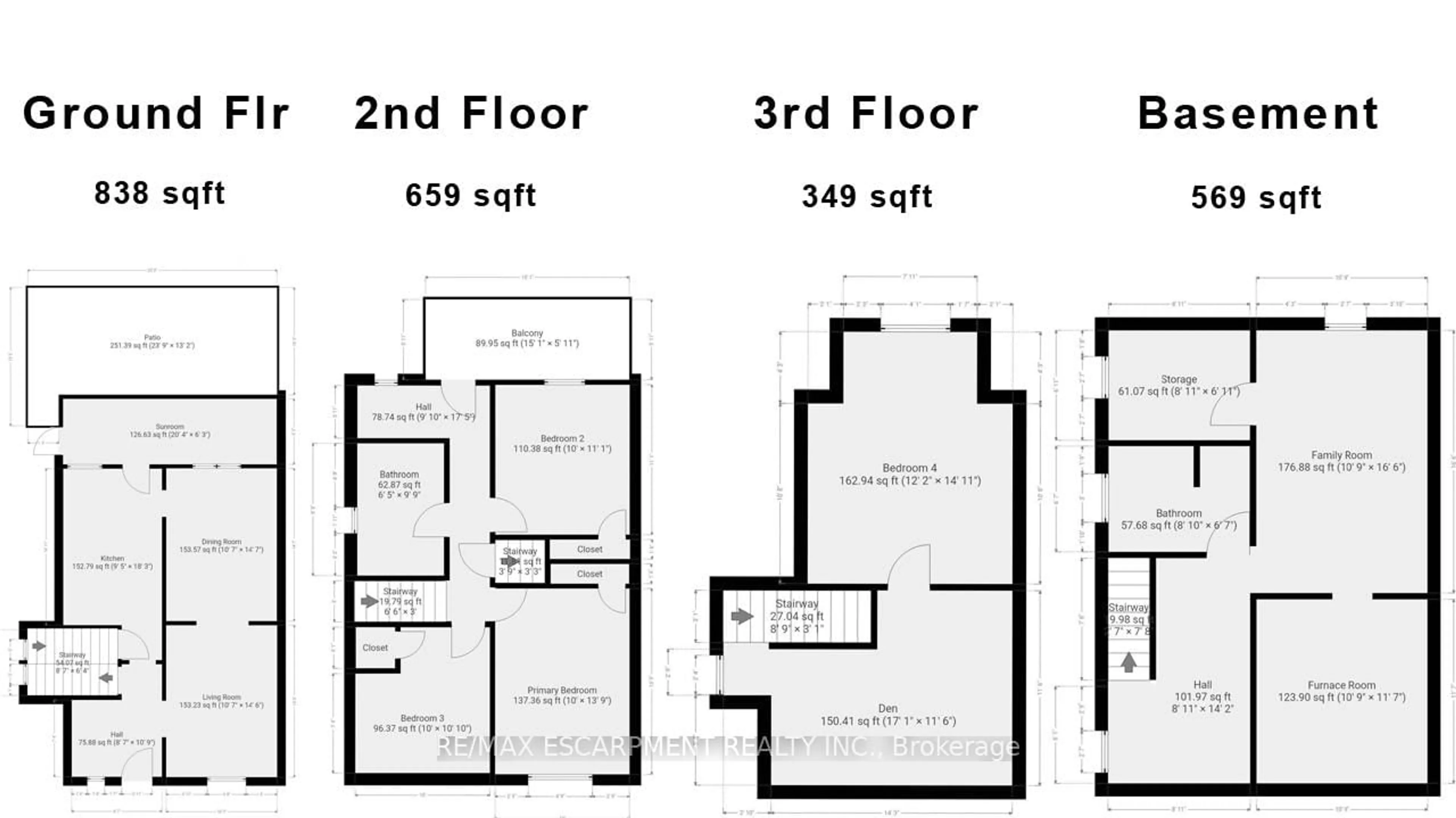 Floor plan for 27 Elm St, Hamilton Ontario L8M 1Y2