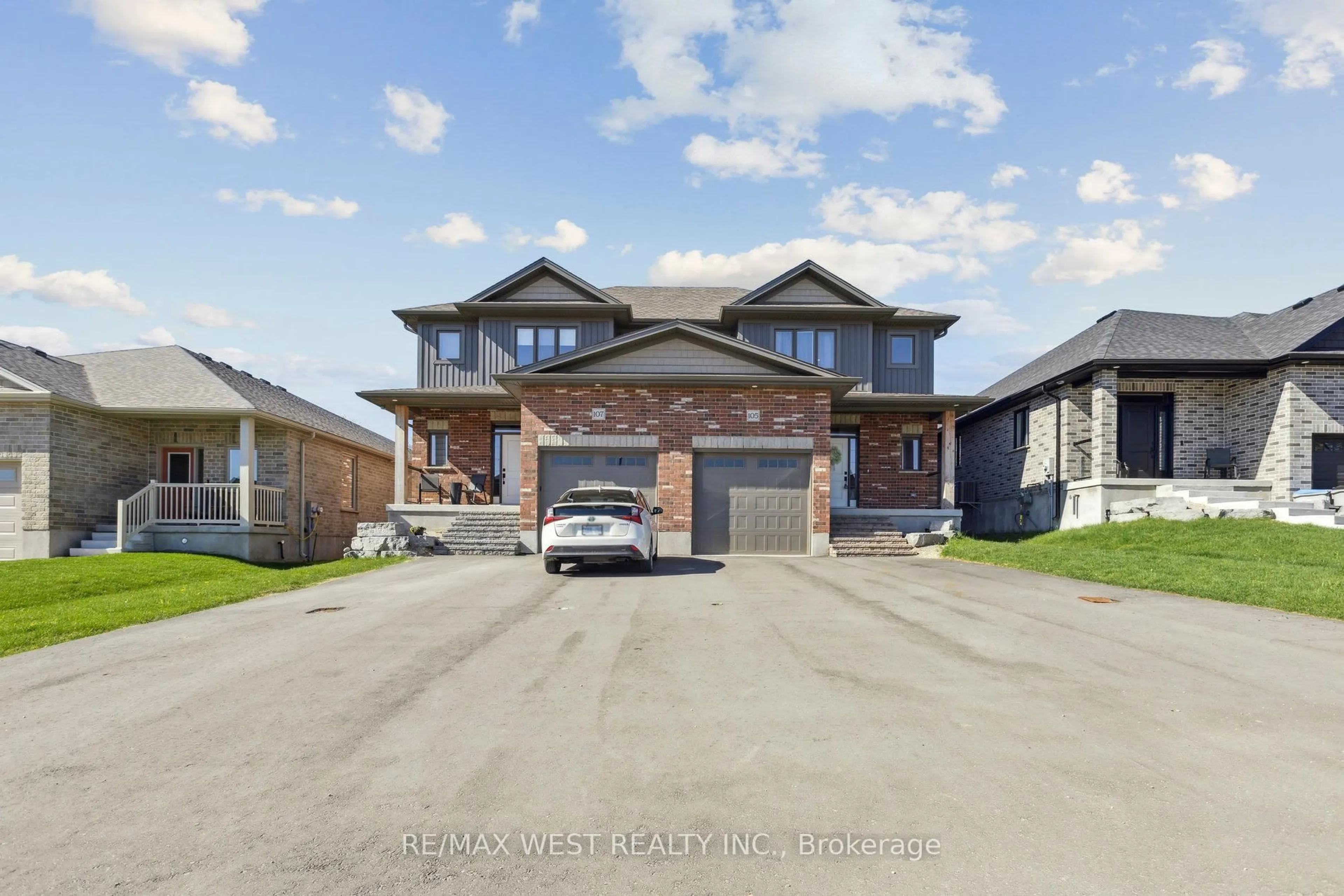 A pic from outside/outdoor area/front of a property/back of a property/a pic from drone, street for 105 PUGH St, Perth East Ontario N0K 1M0