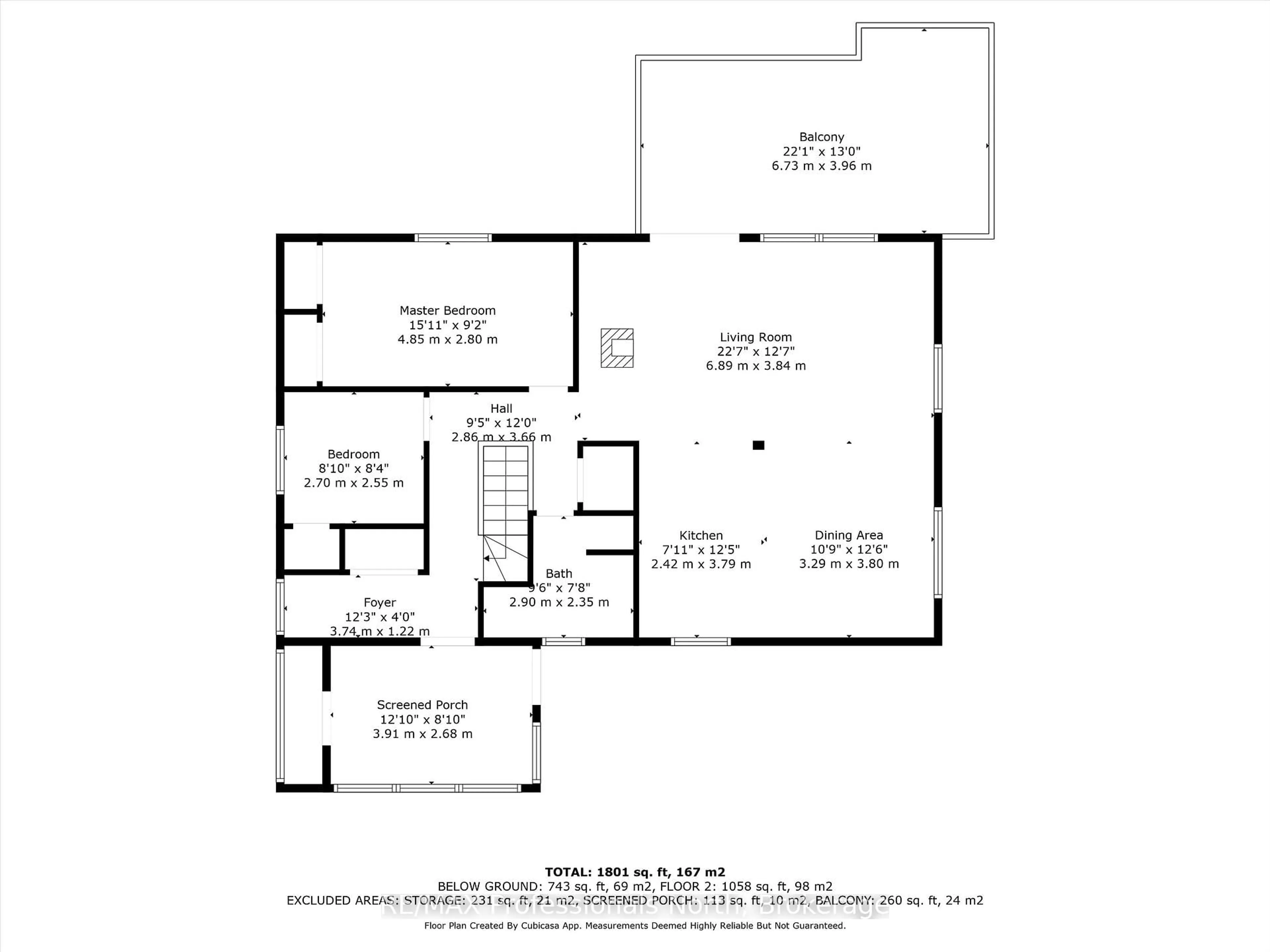 Floor plan for 1273 Williamsport Rd, Huntsville Ontario P1H 2J4