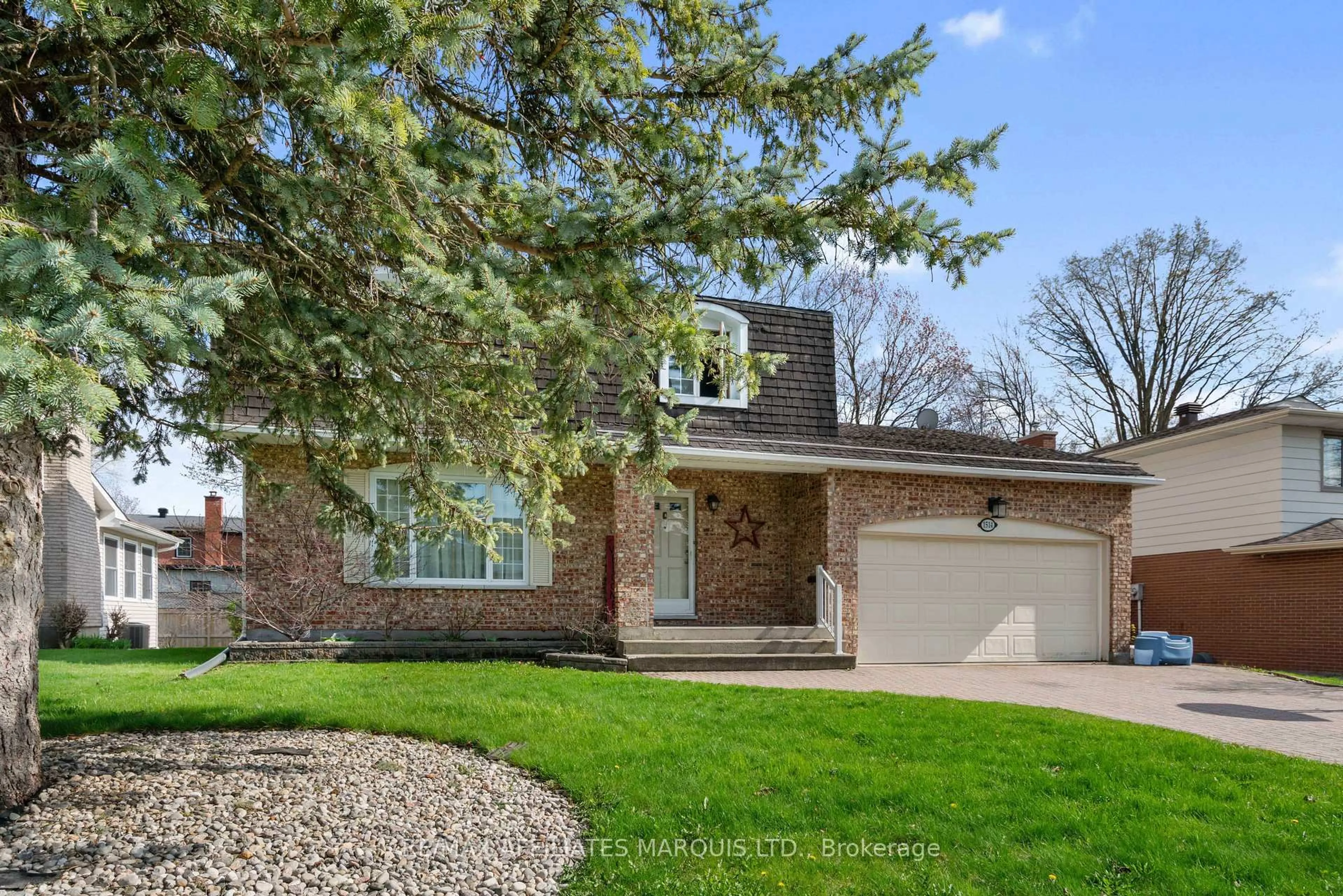 Home with brick exterior material, street for 1514 Catherine St, Cornwall Ontario K6J 5B8