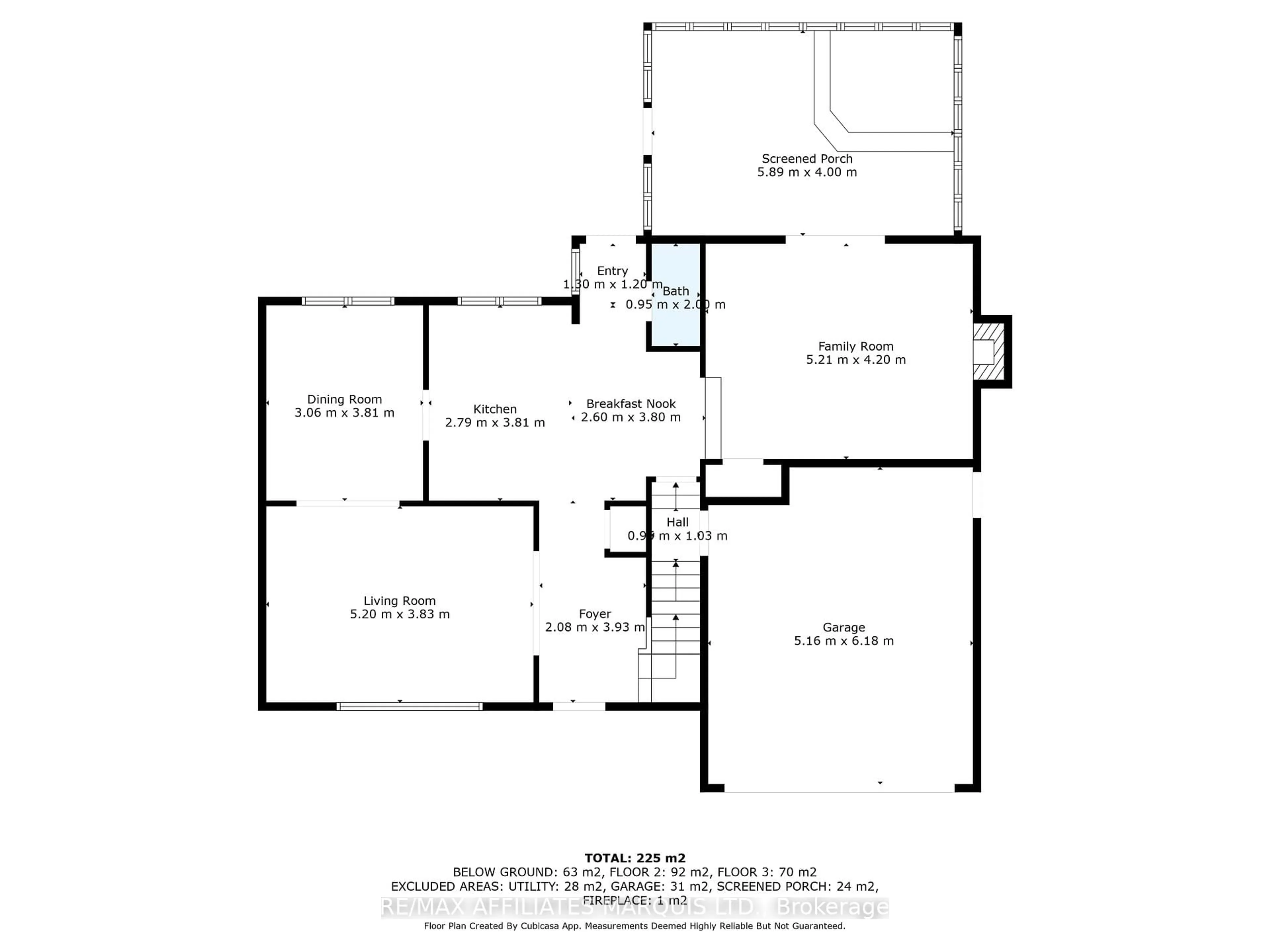 Floor plan for 1514 Catherine St, Cornwall Ontario K6J 5B8