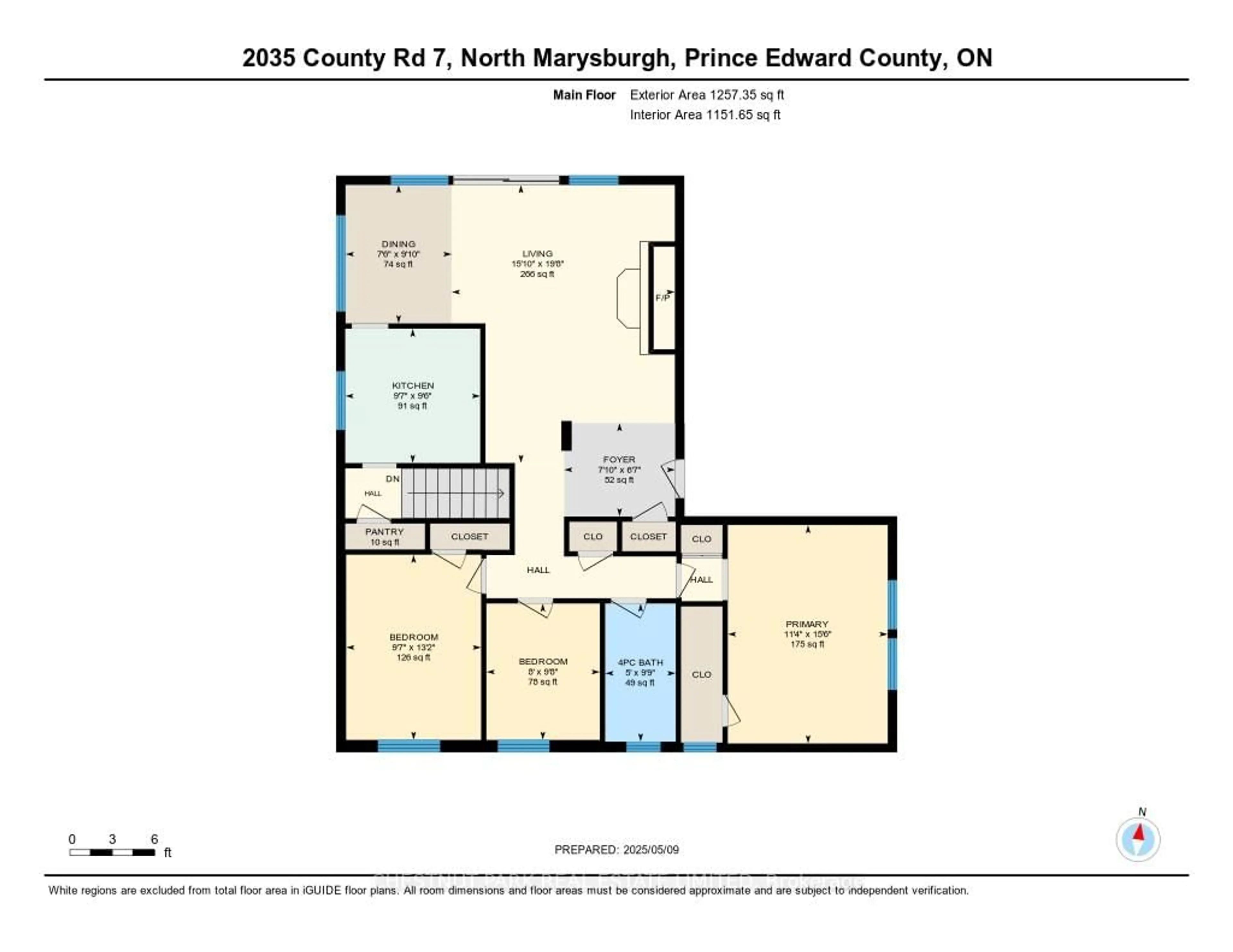 Floor plan for 2035 County Rd 7 N/A, Prince Edward County Ontario K0K 2T0