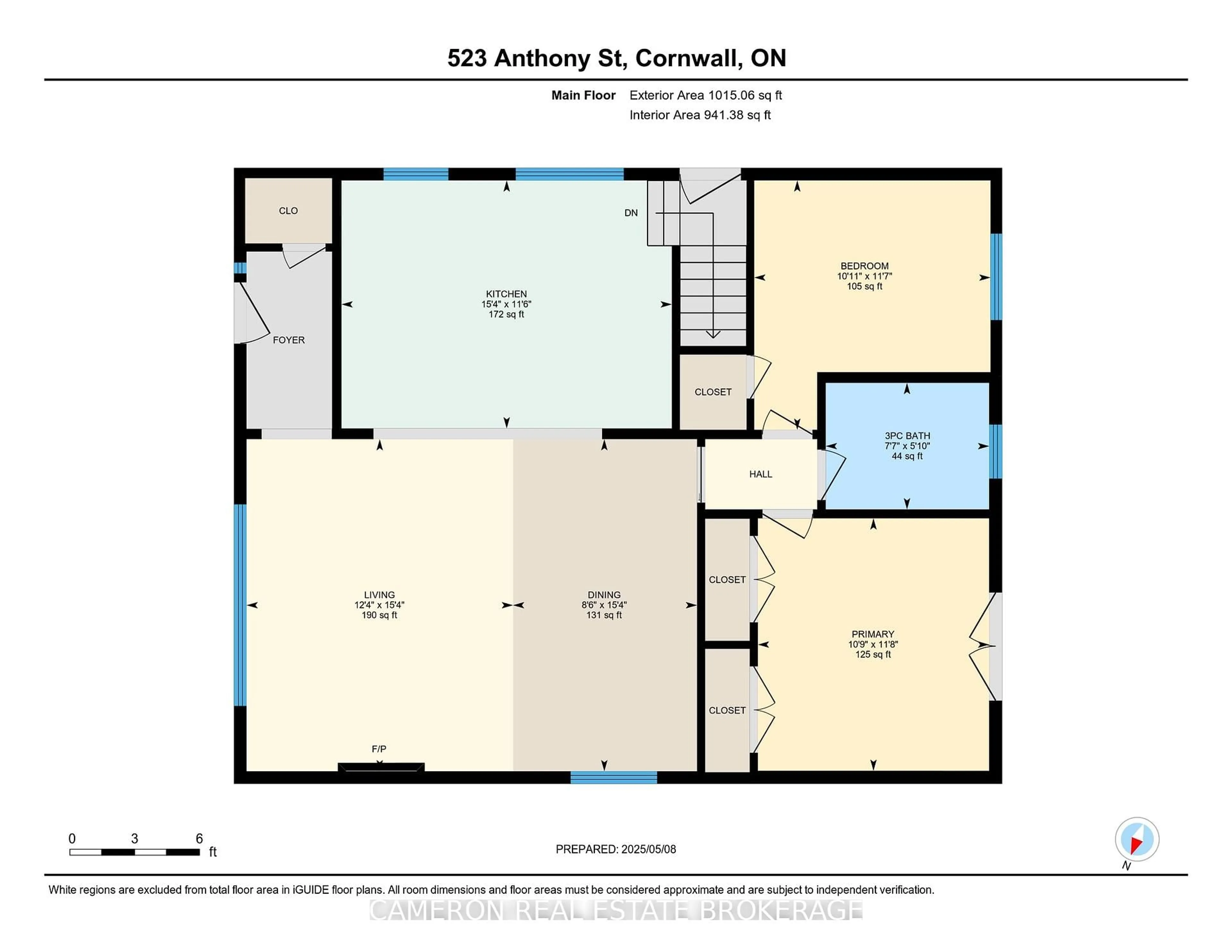 Floor plan for 523 Anthony St, Cornwall Ontario K6H 5L1