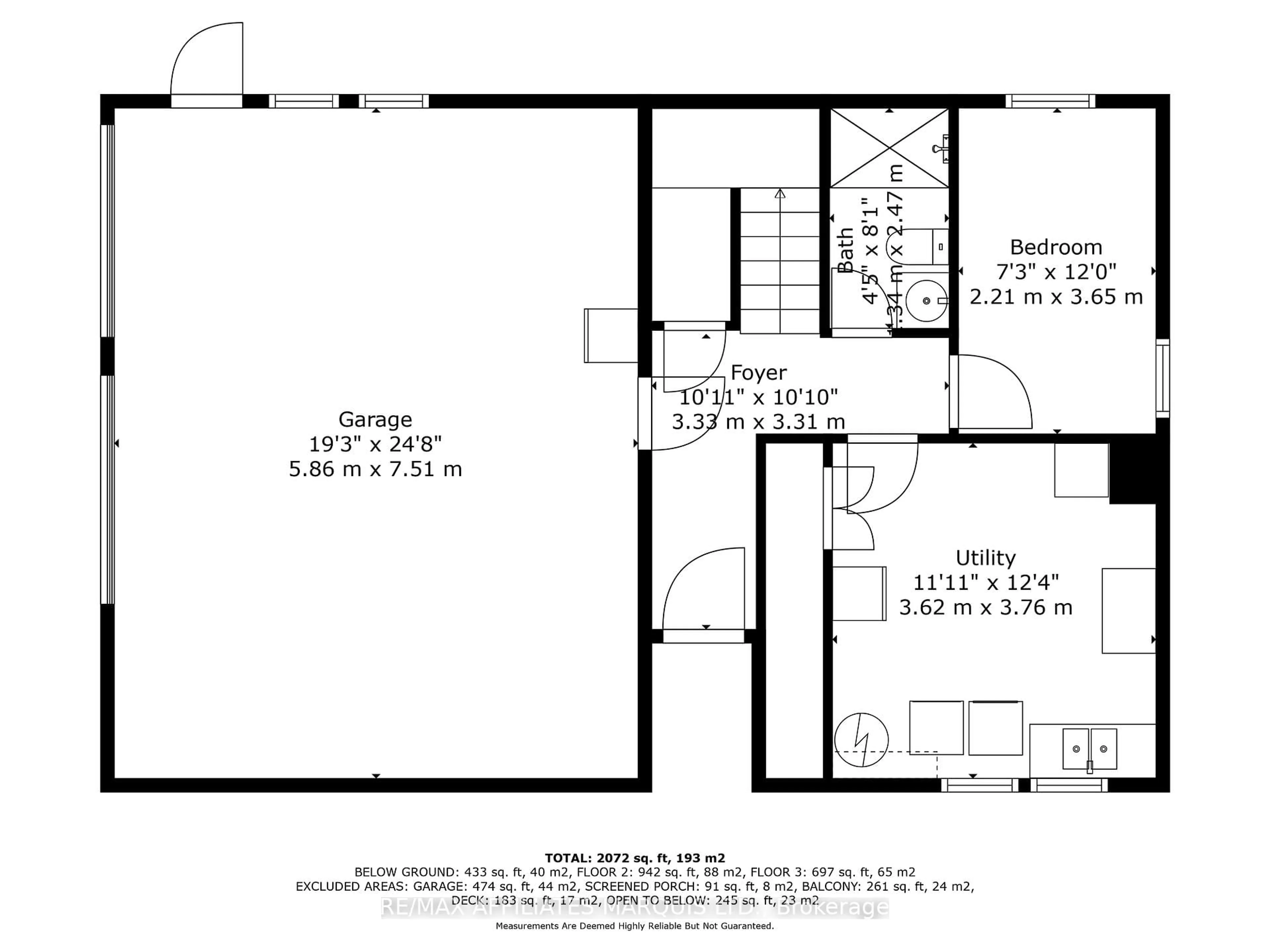 Floor plan for 22061 Beauchamp Dr, South Glengarry Ontario K0C 1Z0
