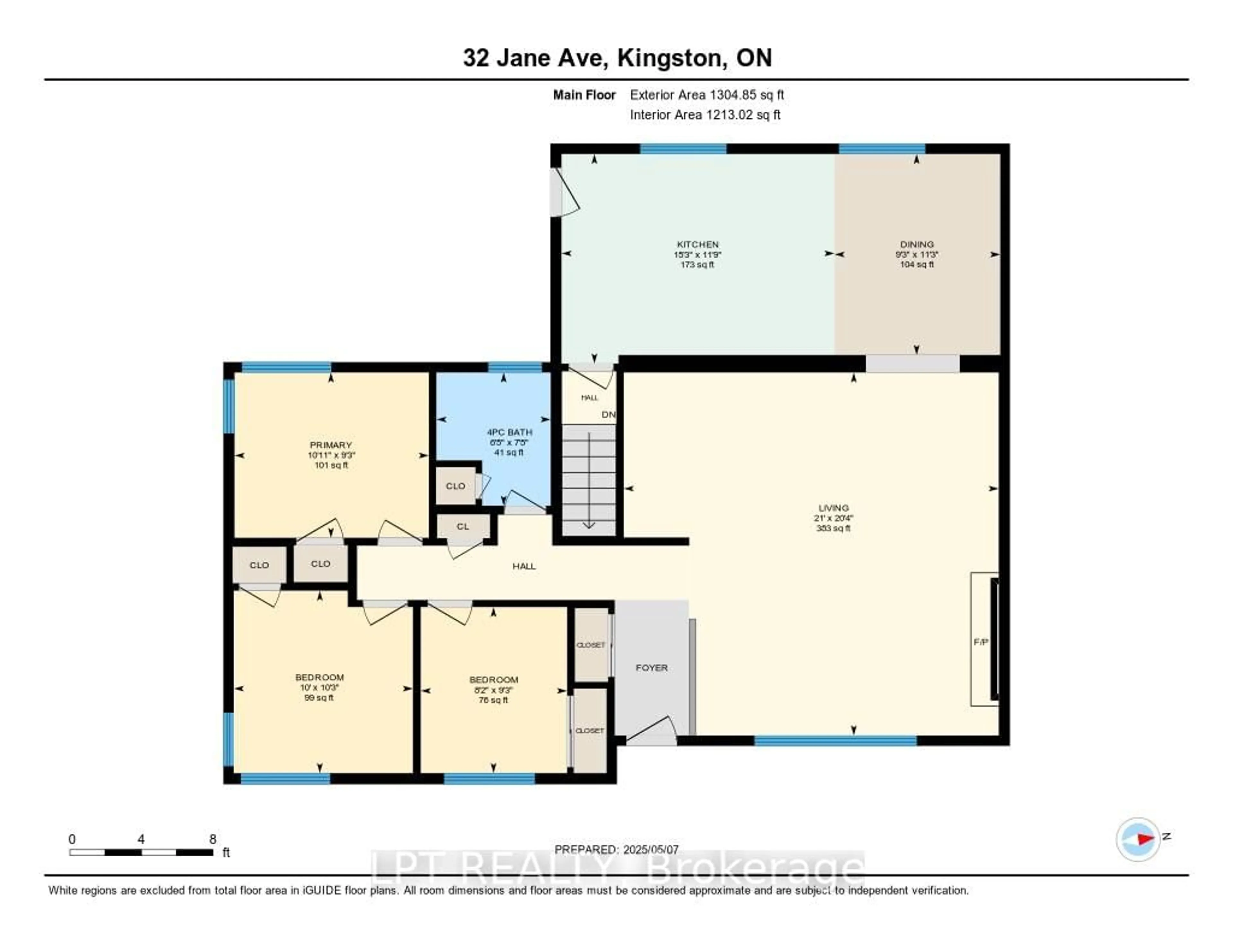 Floor plan for 32 Jane Ave, Kingston Ontario K7M 3G5